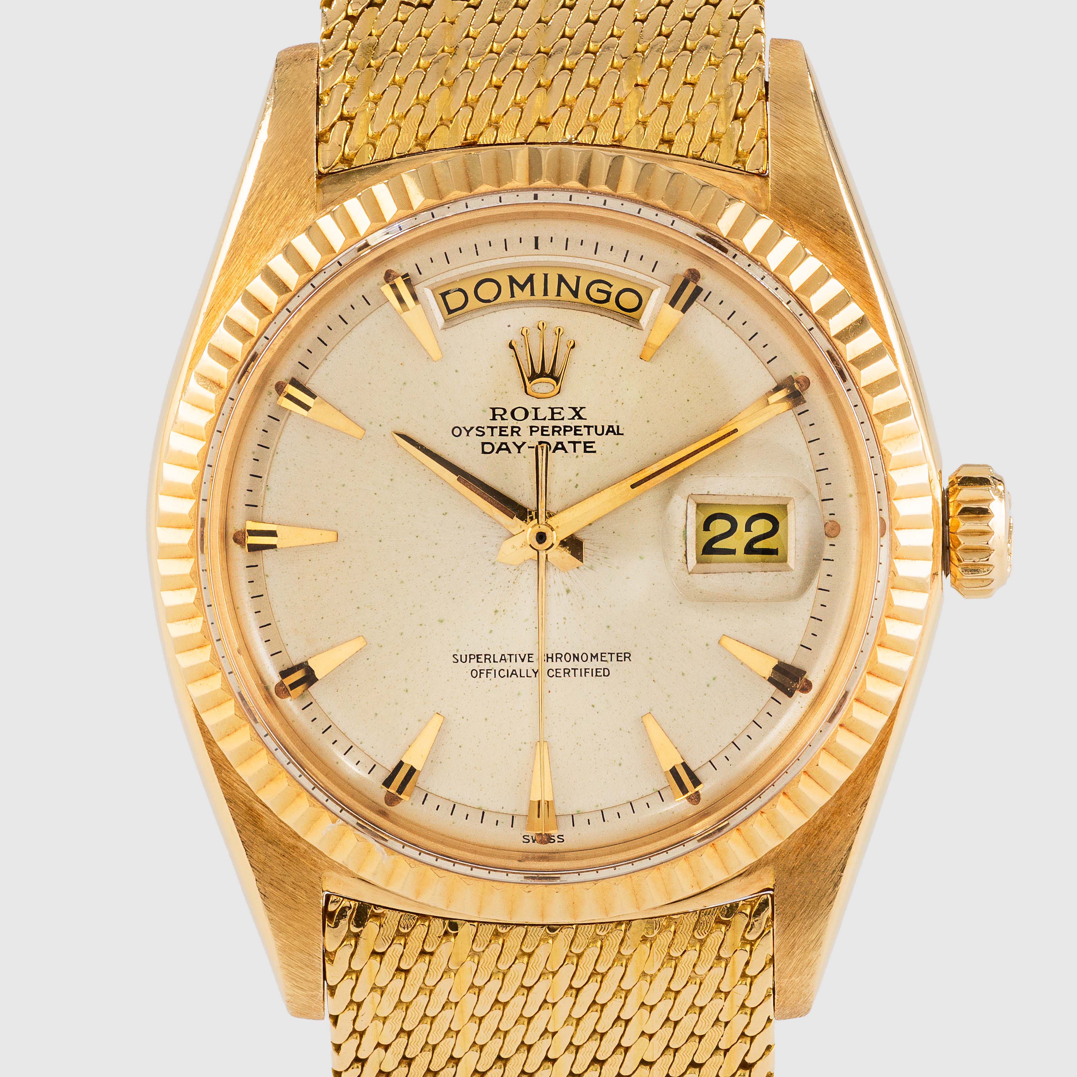 1963 Rolex Day Date Special Millanaise Bracelet Ref. 1803