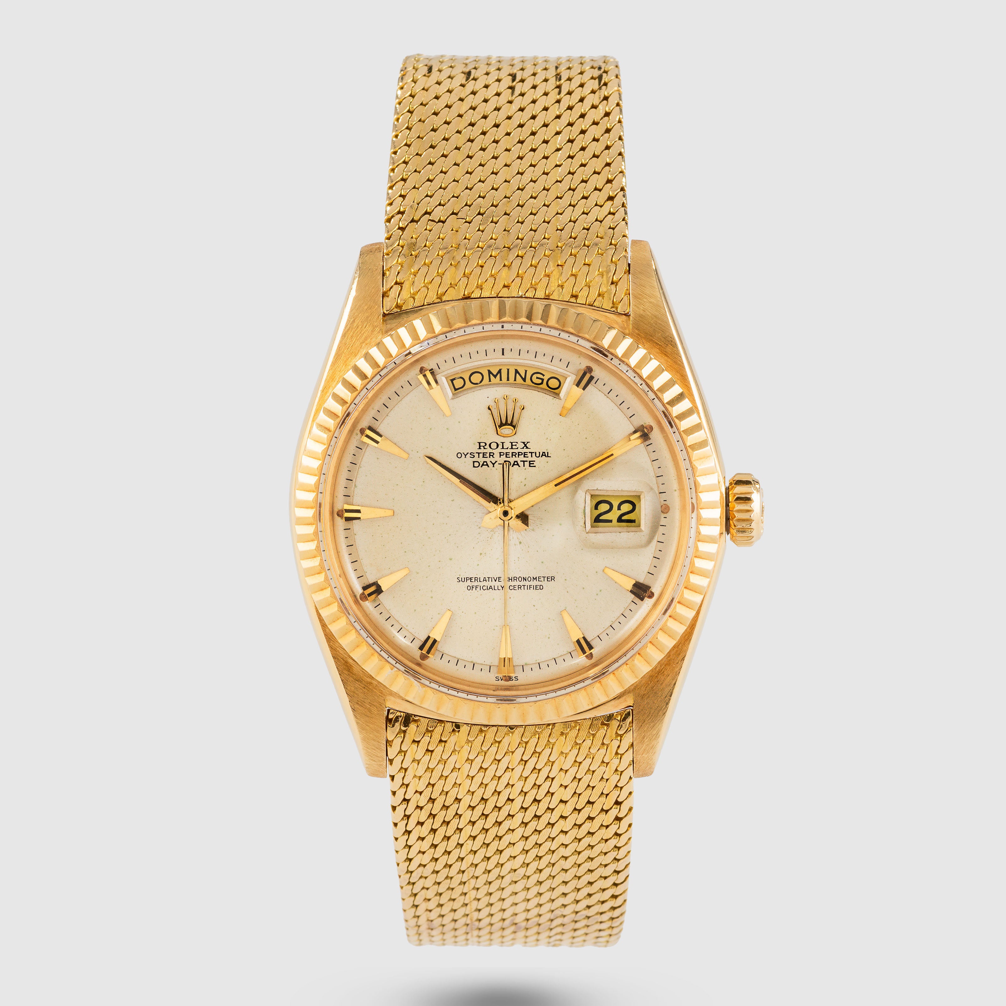 1963 Rolex Day Date Special Millanaise Bracelet Ref. 1803