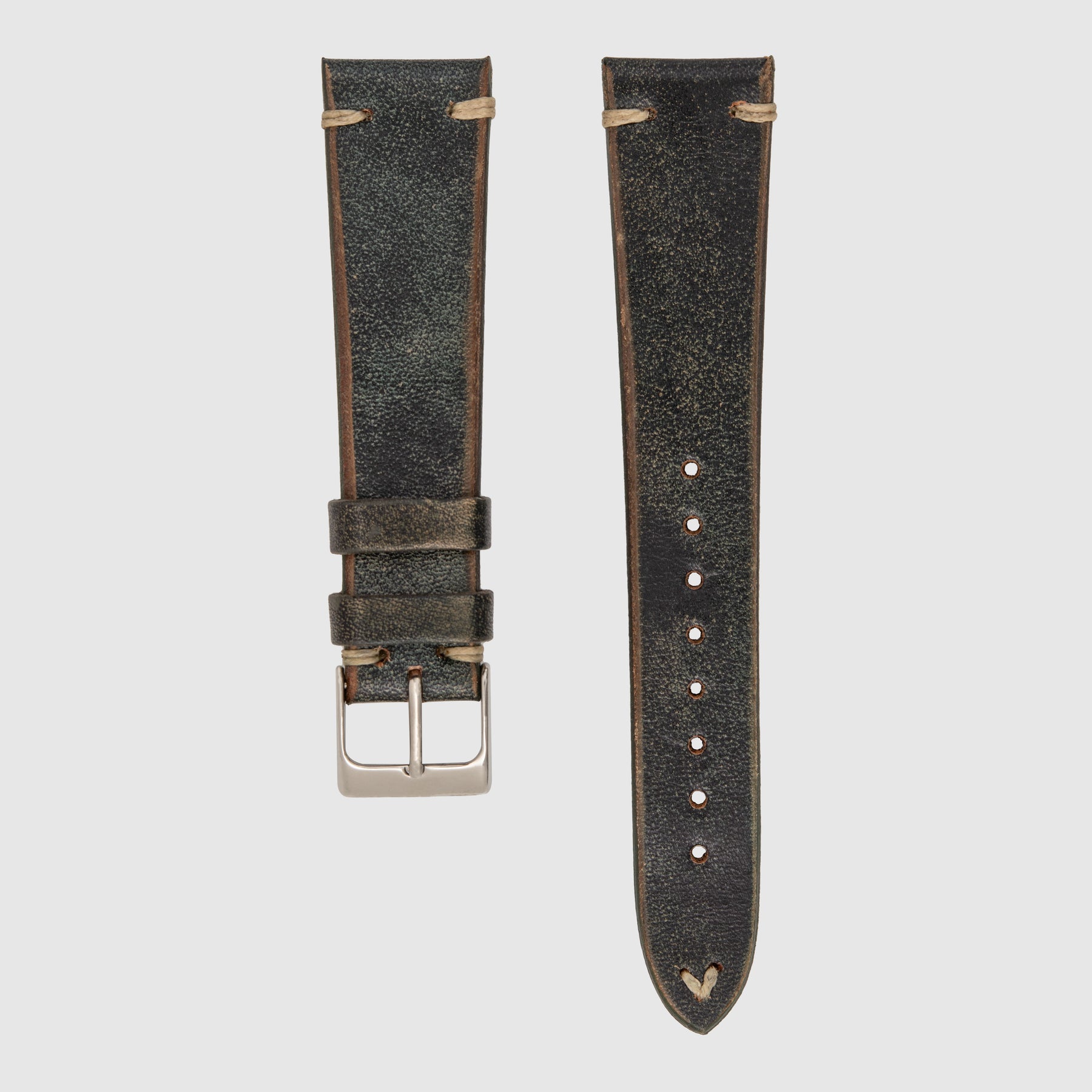 Vintage Straps Smooth with White Stitching (Multiple Colors & Sizes)