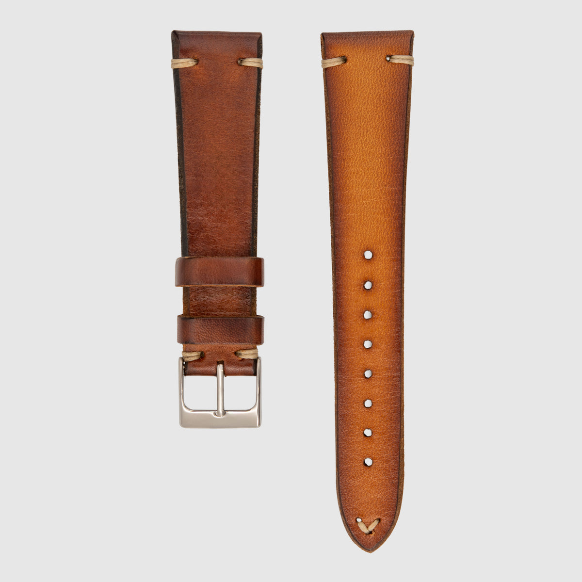 Vintage Straps Berluti with White Stitching (Multiple Colors & Sizes)