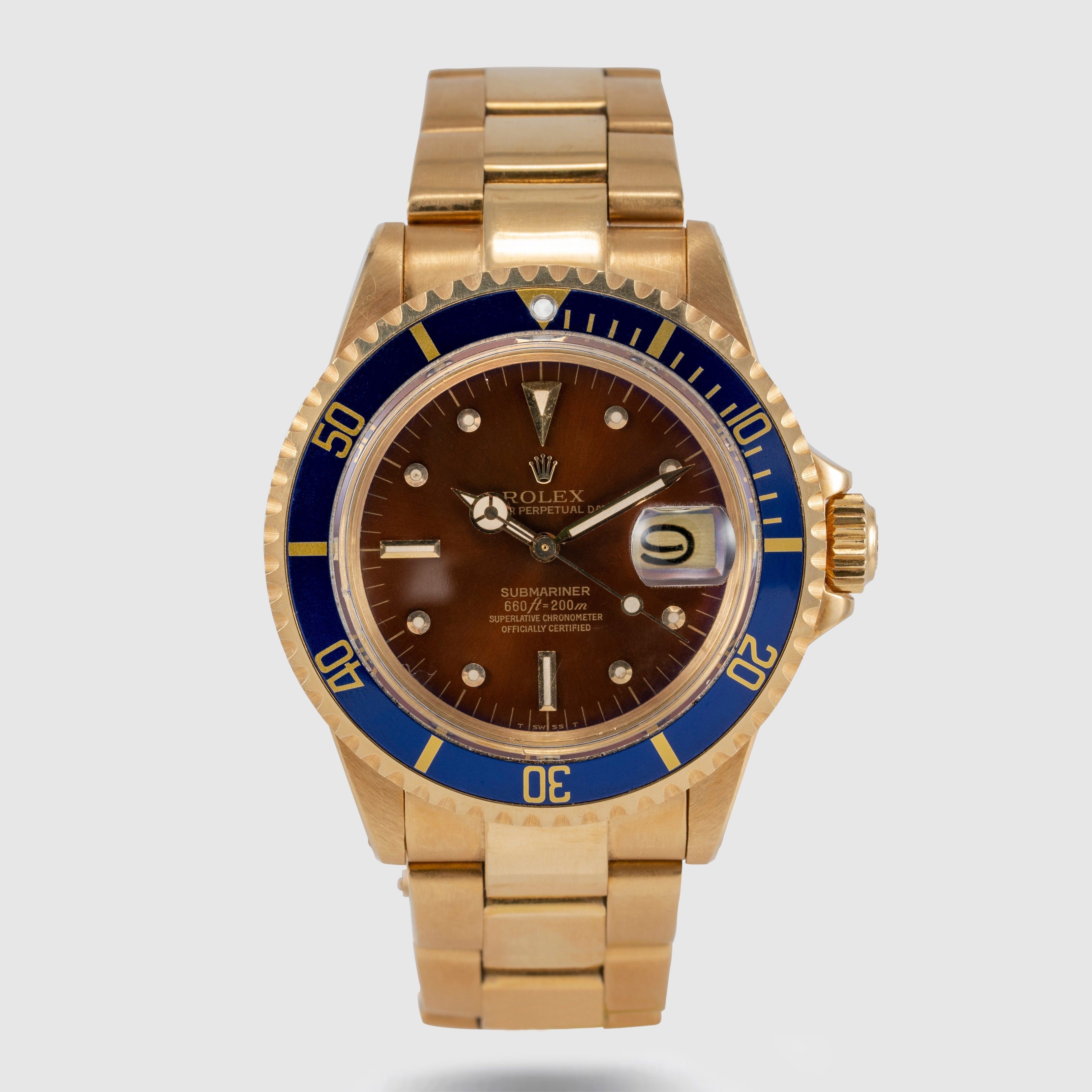 1978 Rolex Submariner 18K Tropical Dial Ref. 1680