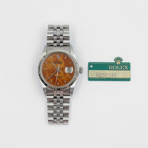1979 Rolex Datejust Burl Wood Dial 'NOS' Ref. 16014