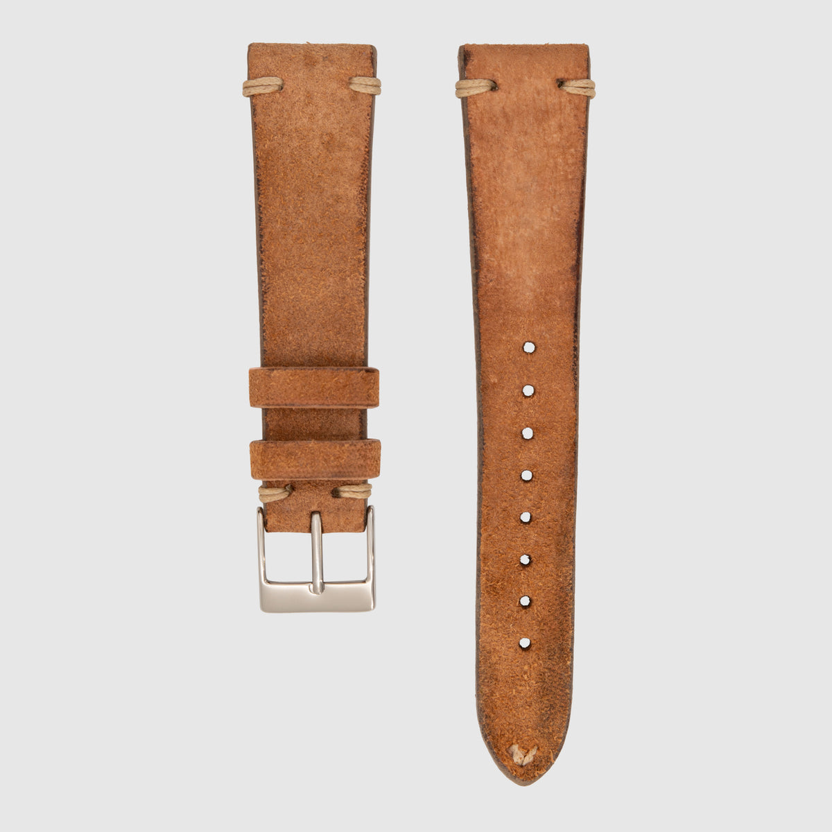 Vintage Straps Suede with White Stitching (Multiple Colors & Sizes)