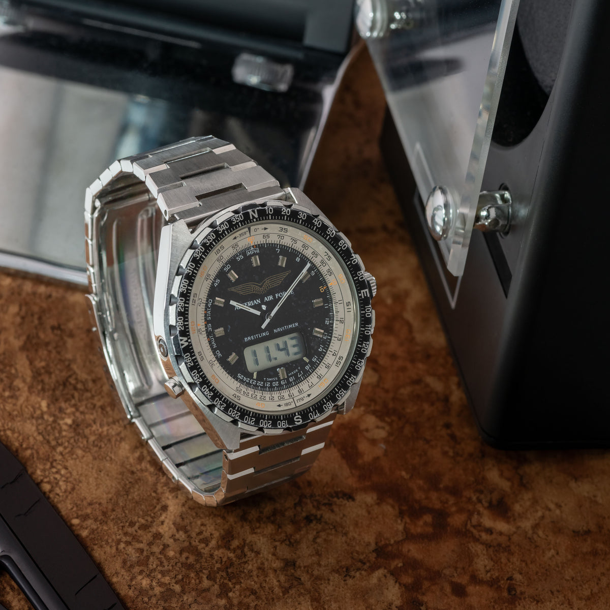 1980's Breitling Navitimer Quartz Algerian Air Force Ref. 2300