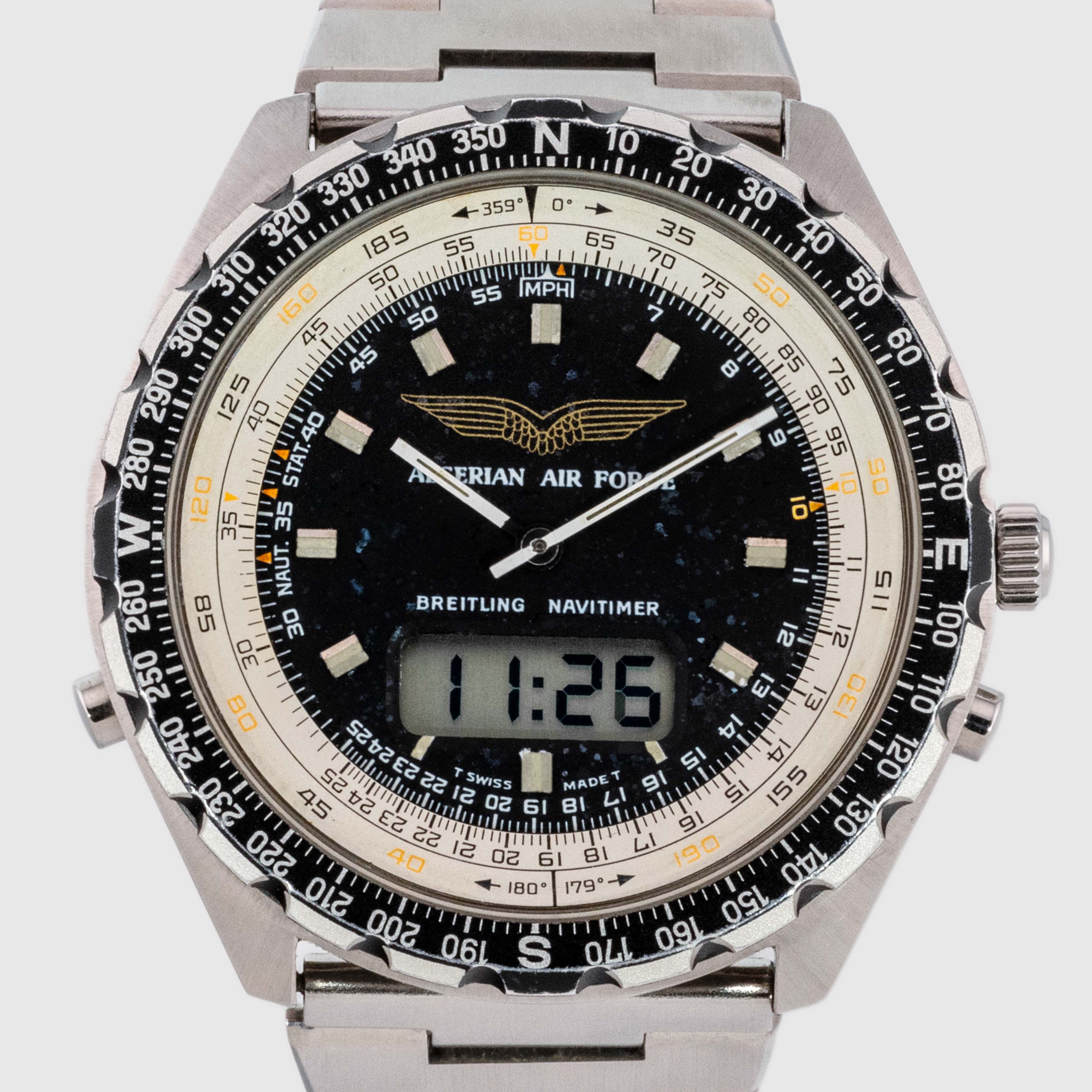 1980's Breitling Navitimer Quartz Algerian Air Force Ref. 2300
