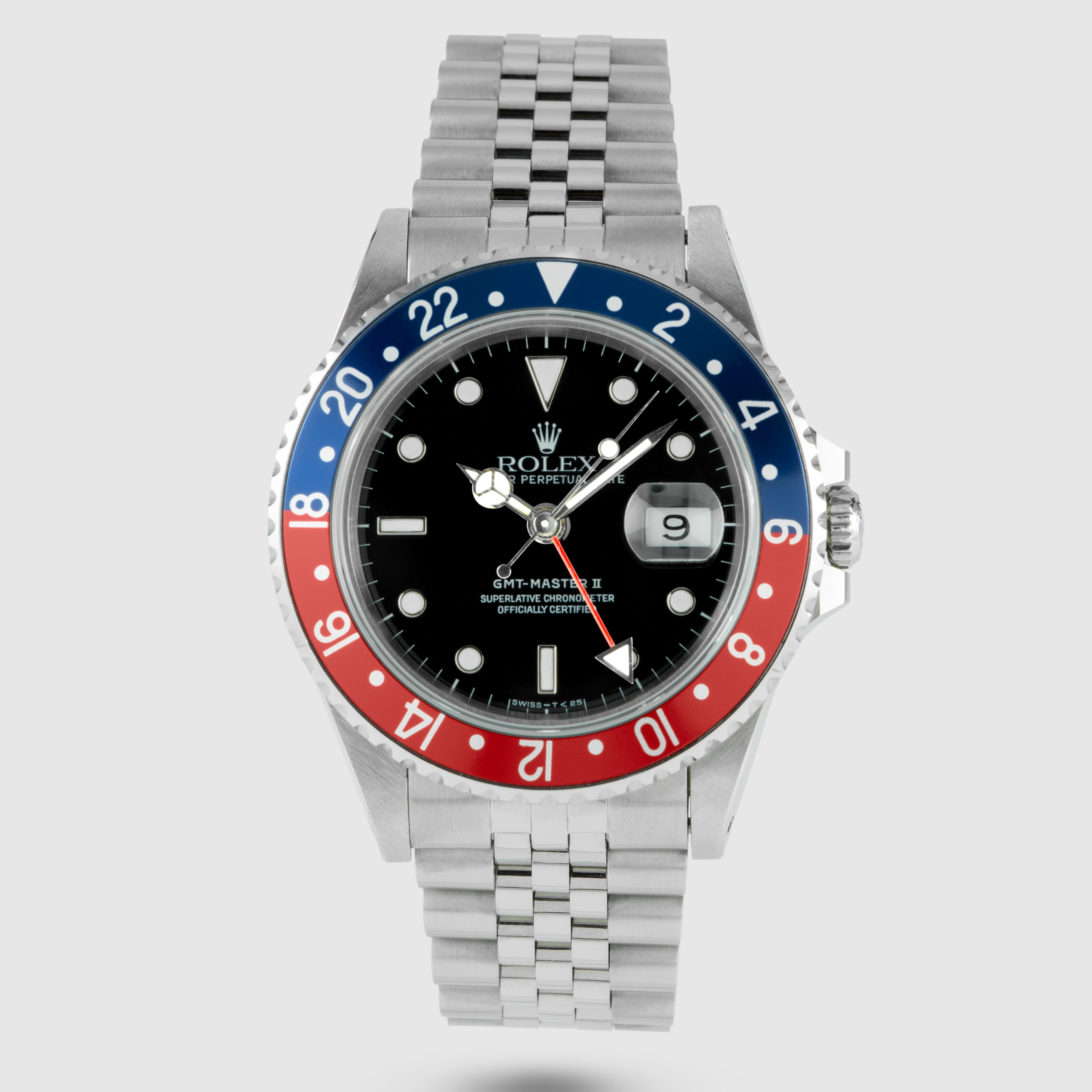 1989 Rolex GMT Master II Ref. 16710 (Full Set)