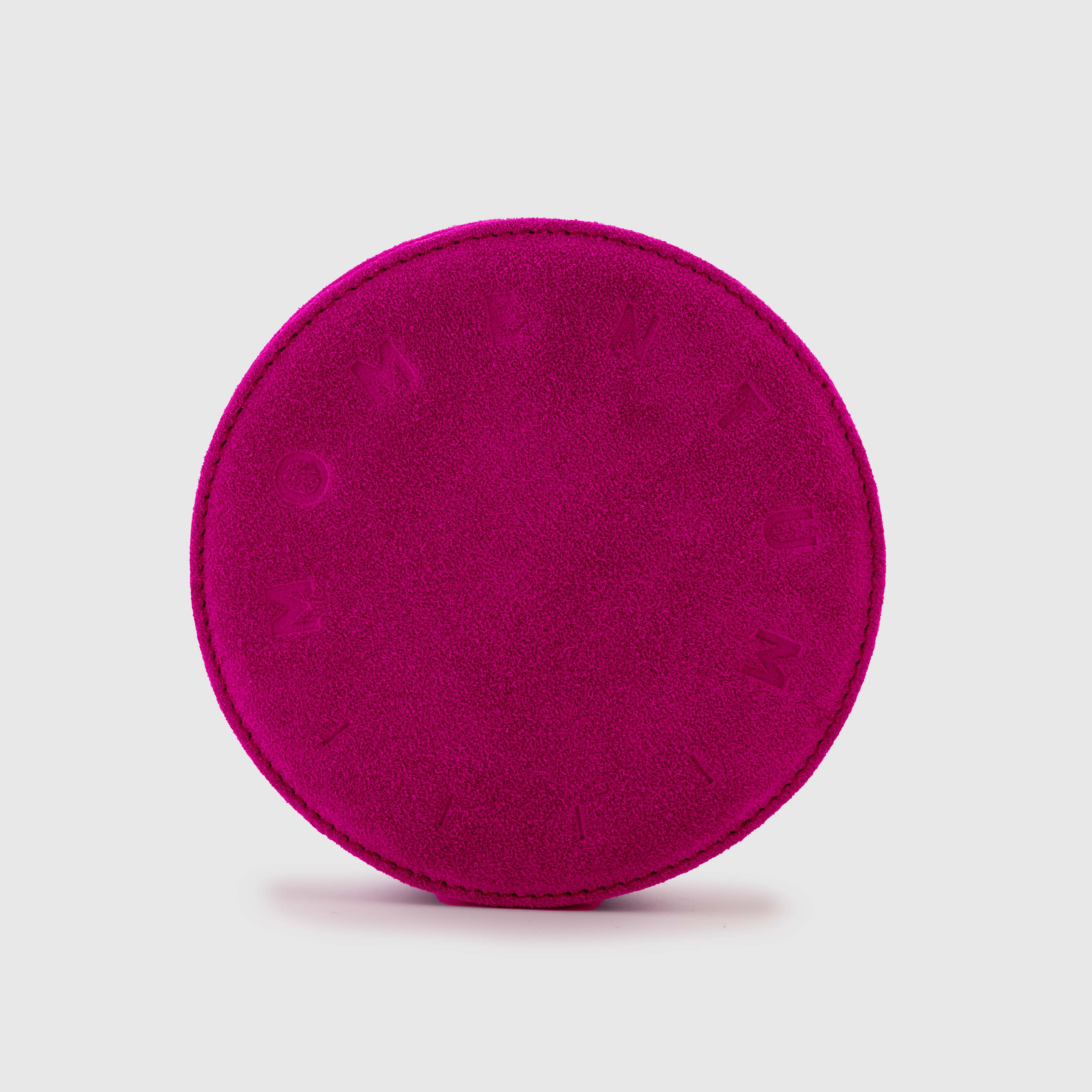 Momentum Suede Watch Box - Fuchsia