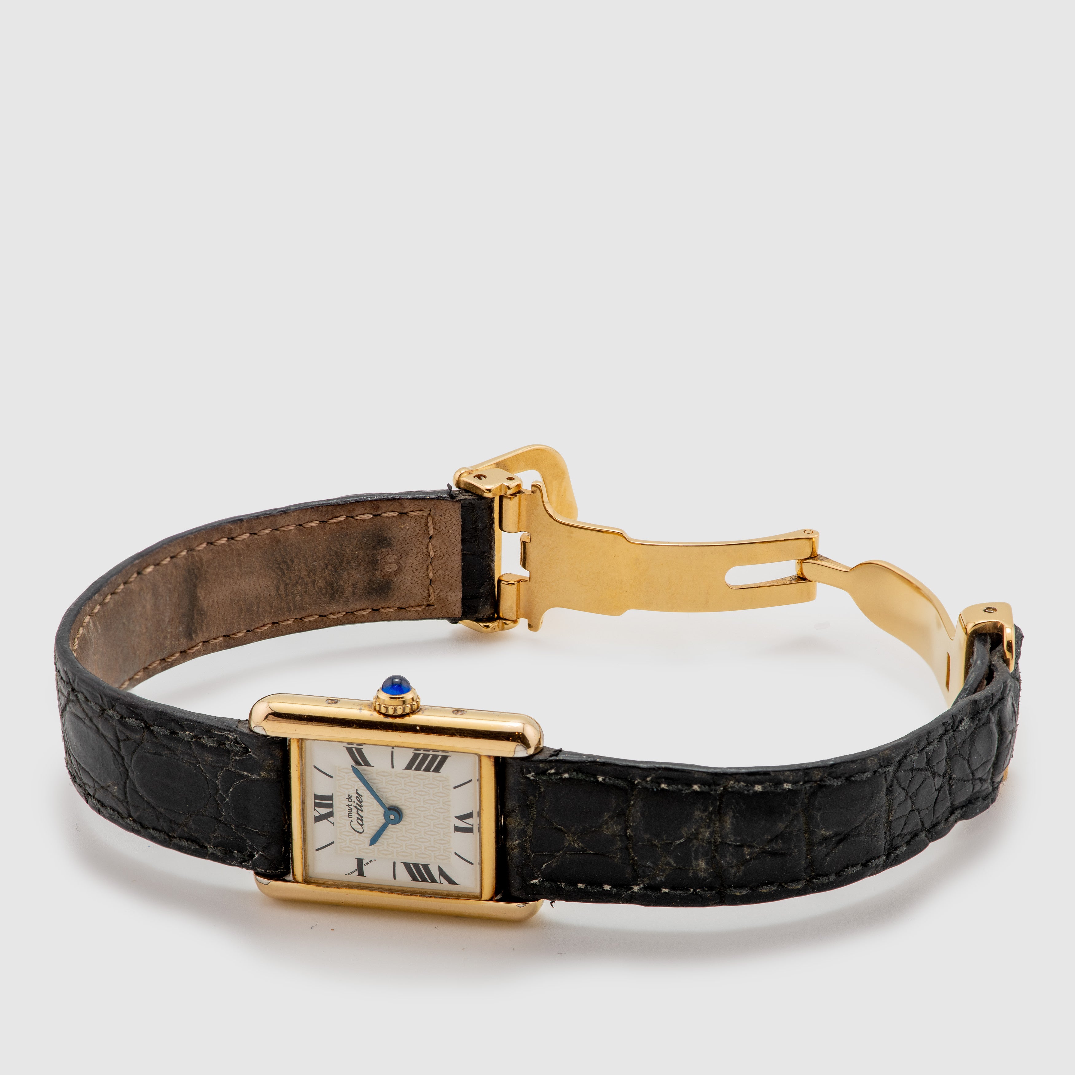 Cartier Must de Tank White Roman Dial Ref. 1619