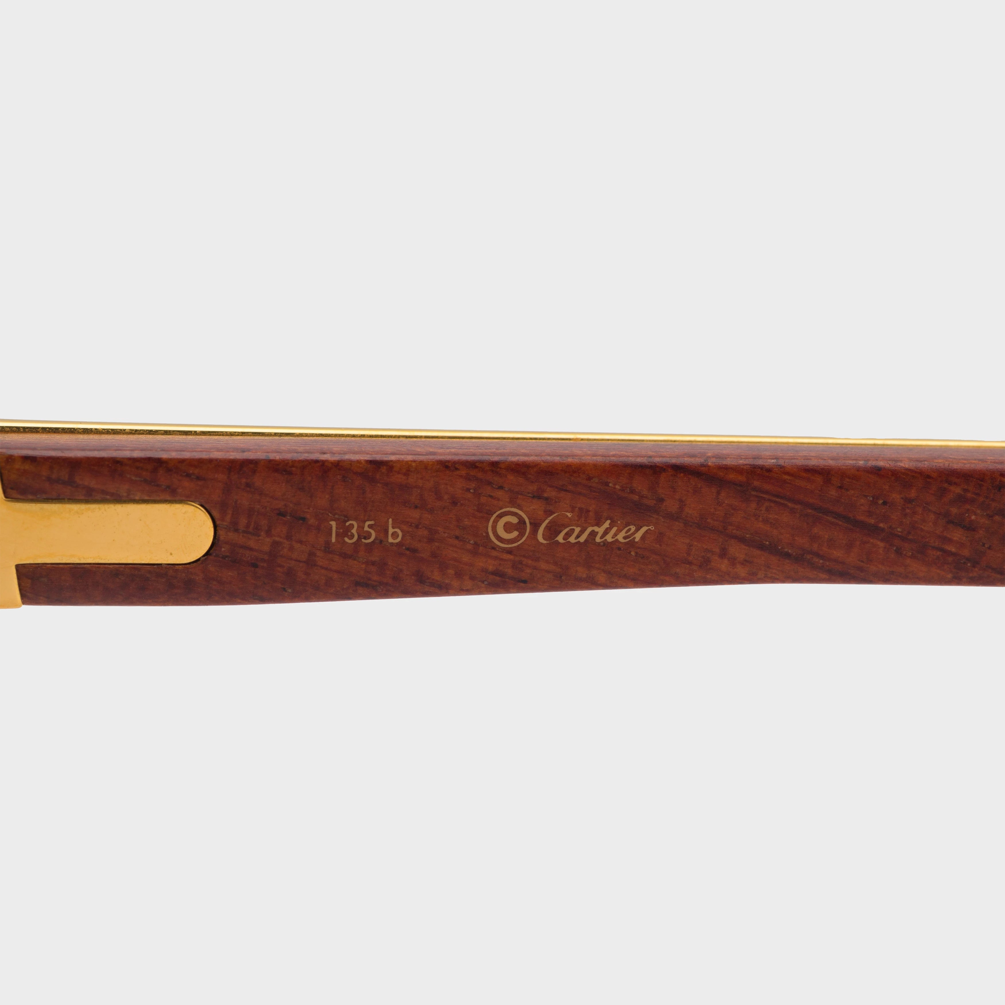 Vintage Cartier Malmaison
'BUBINGA' Precious Wood Frame Circa 1990’s