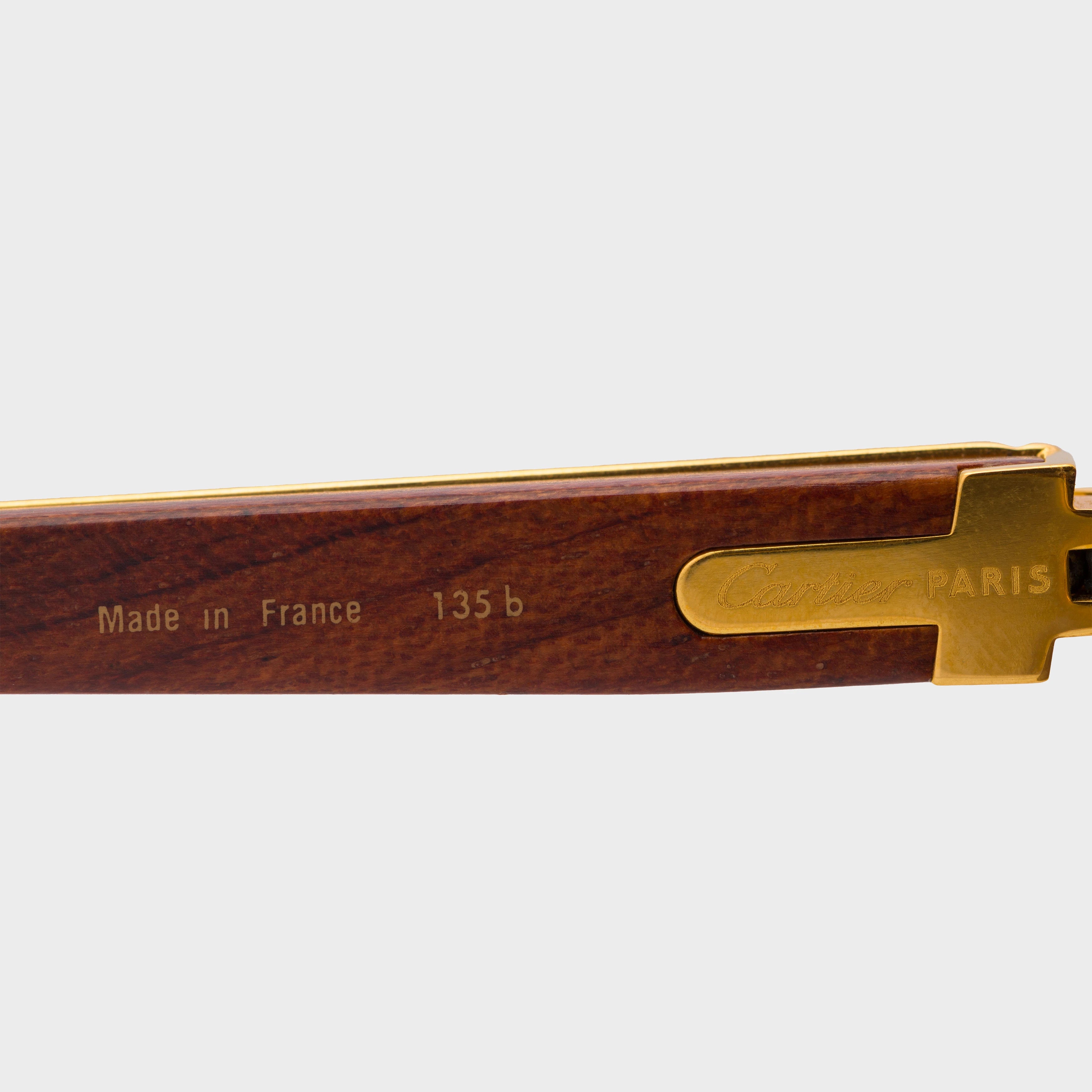 Vintage Cartier Malmaison
'BUBINGA' Precious Wood Frame Circa 1990’s