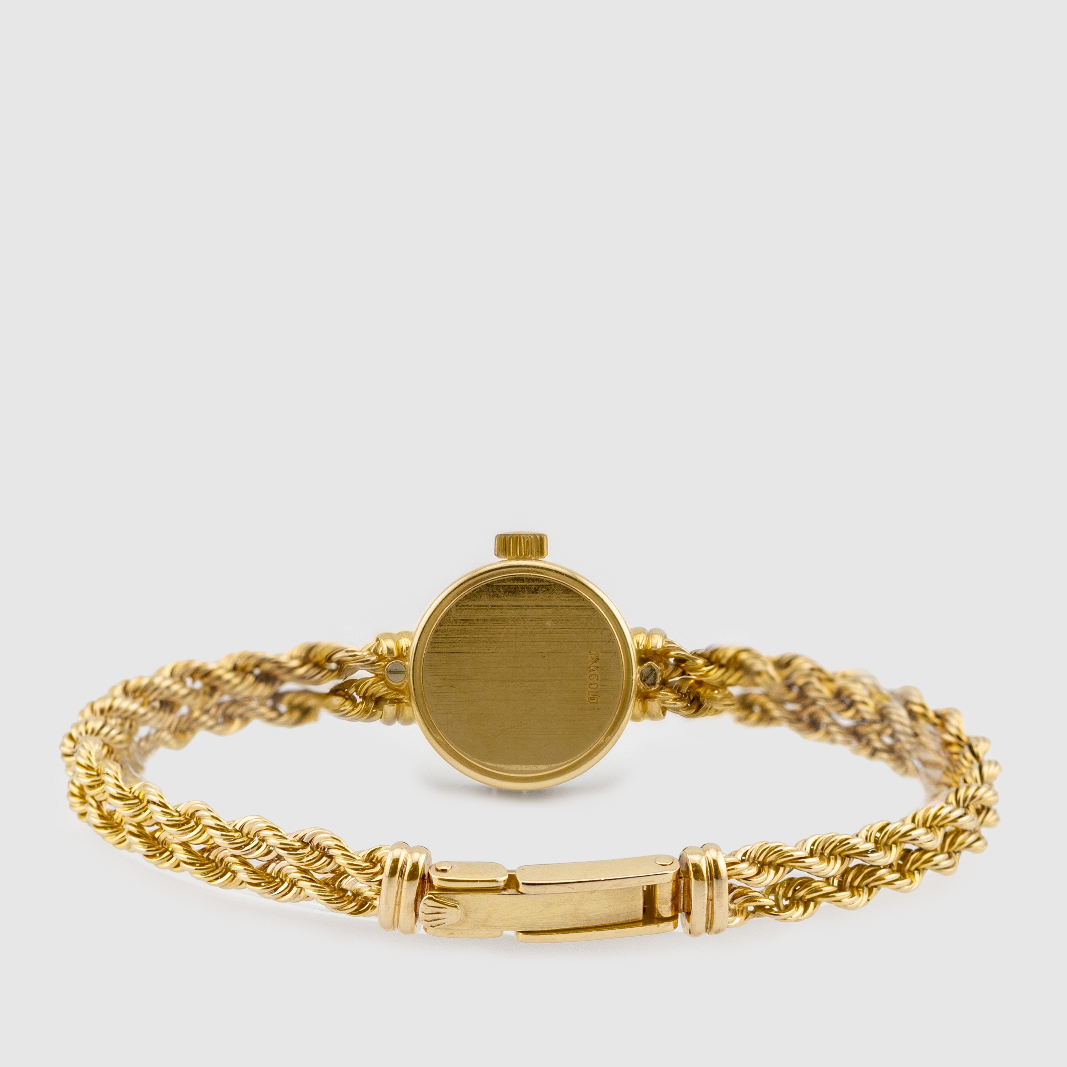 1960's Rolex Ladies Cocktail Watch 14K Diamonds Ref. 8418
