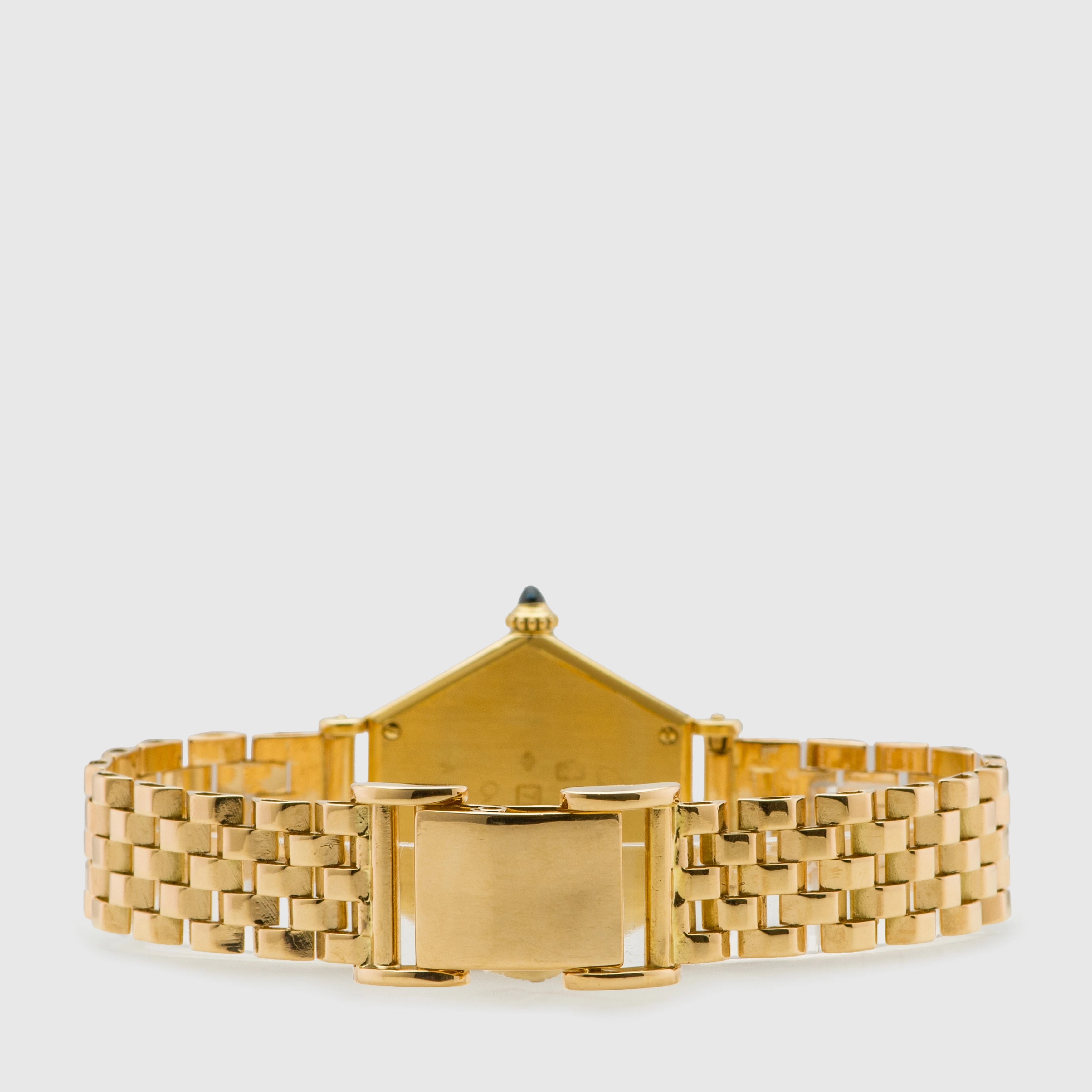 1990's Cartier Vintage Hexagonal 18k Yellow Gold Ref. 22893/763