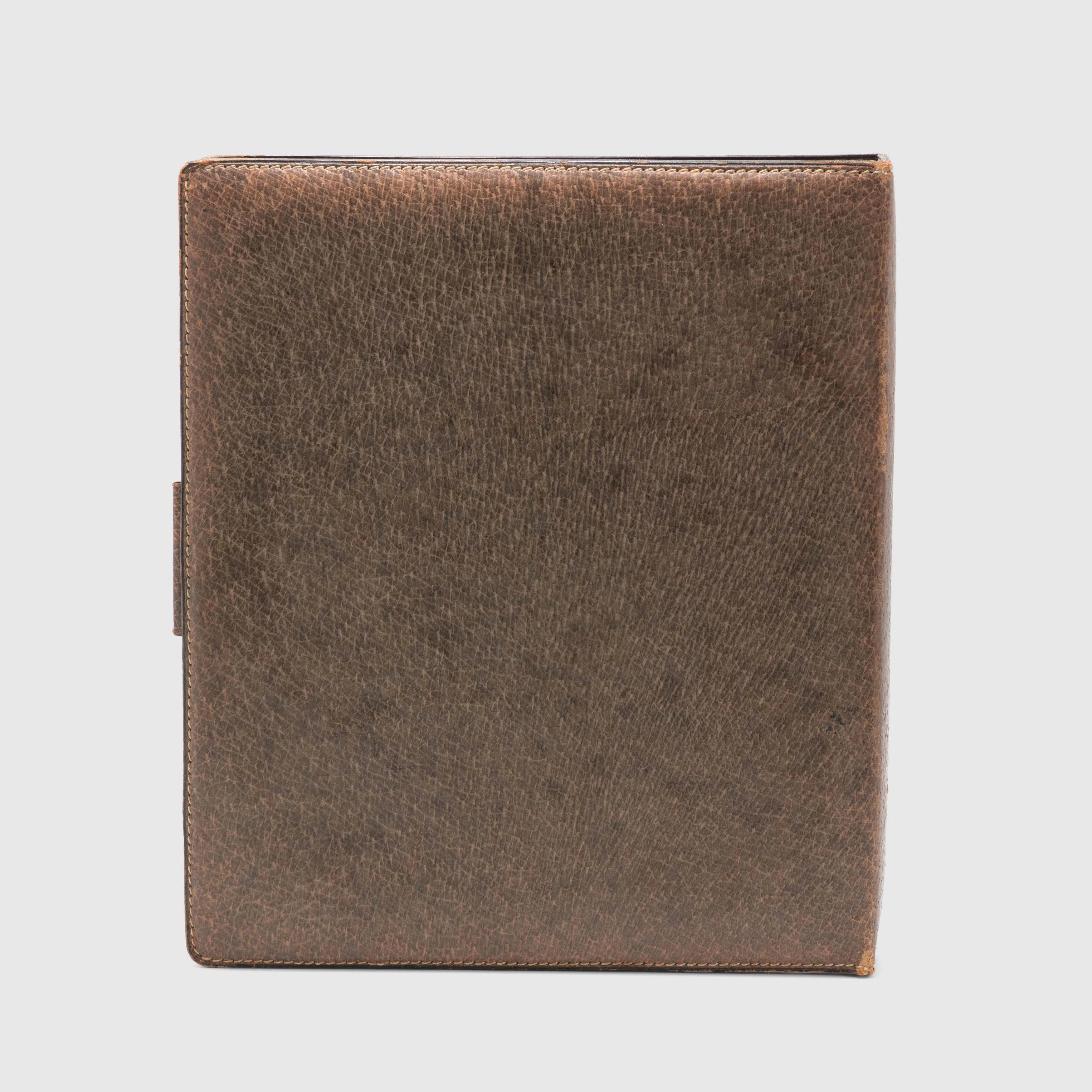 1970 Gucci, Document Binder with Integrated Watch