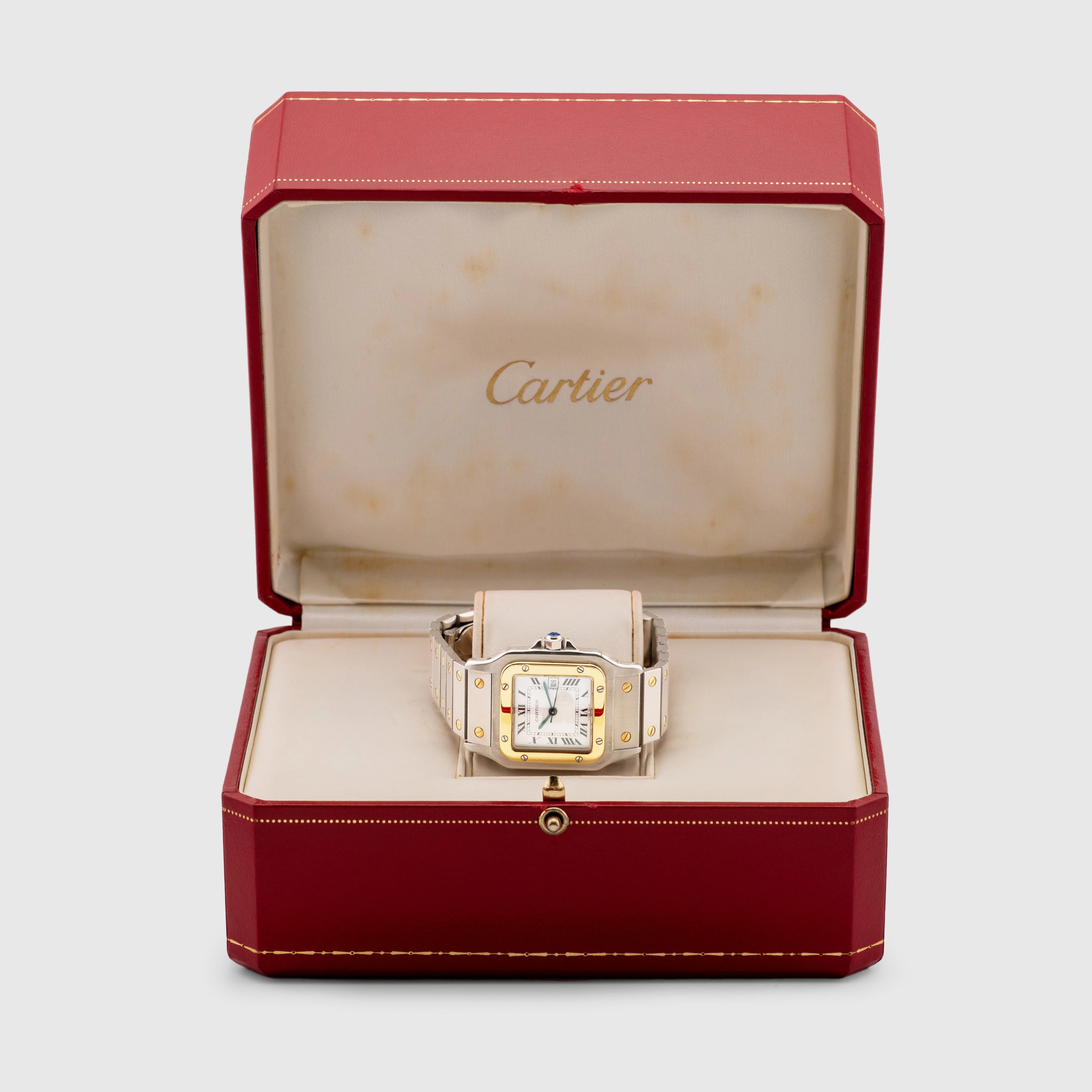 1980's Cartier Santos St/G Ref. 2961 (with Box)