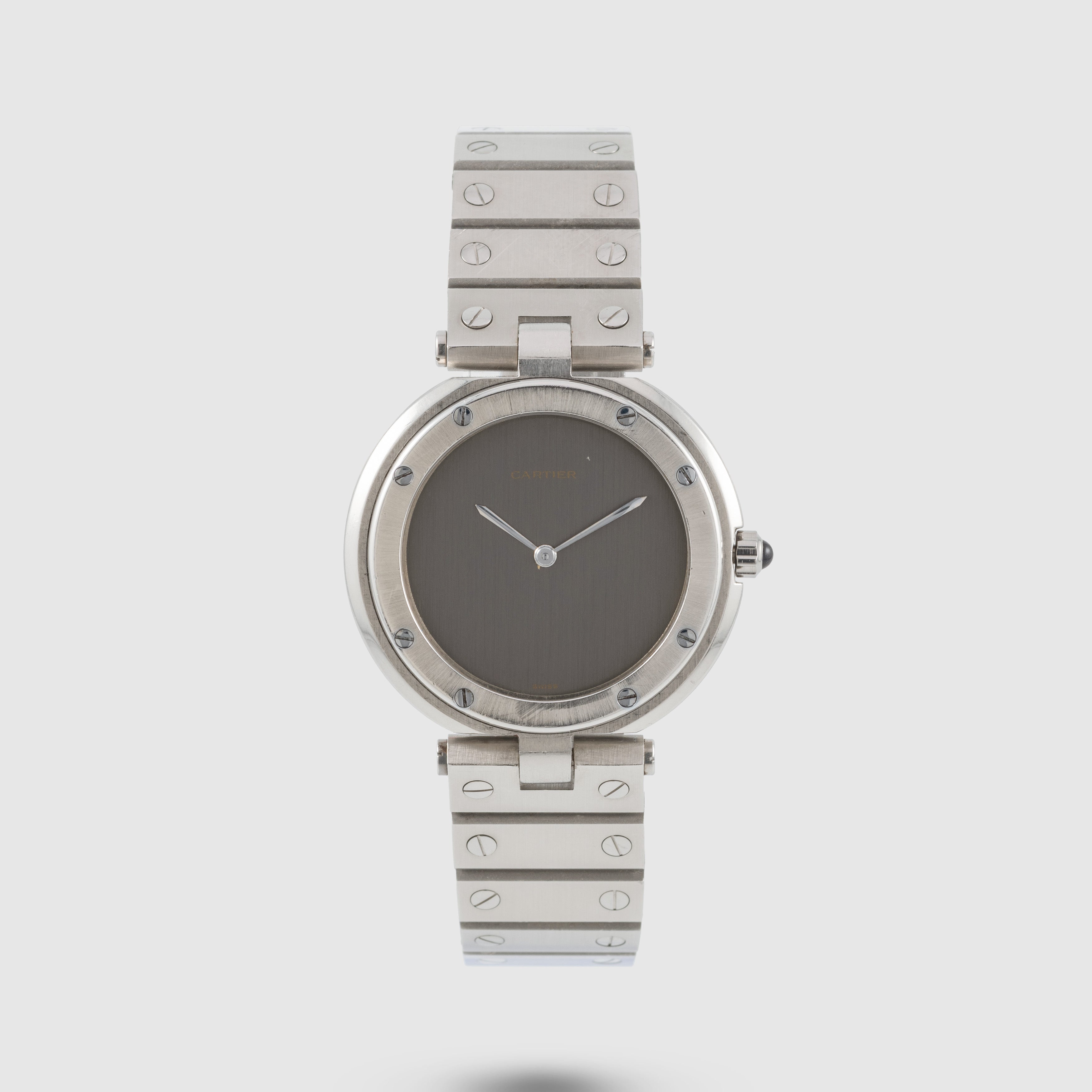 1980's Cartier Santos Ronde Dial Ref. 8191 (with Warranty Card)