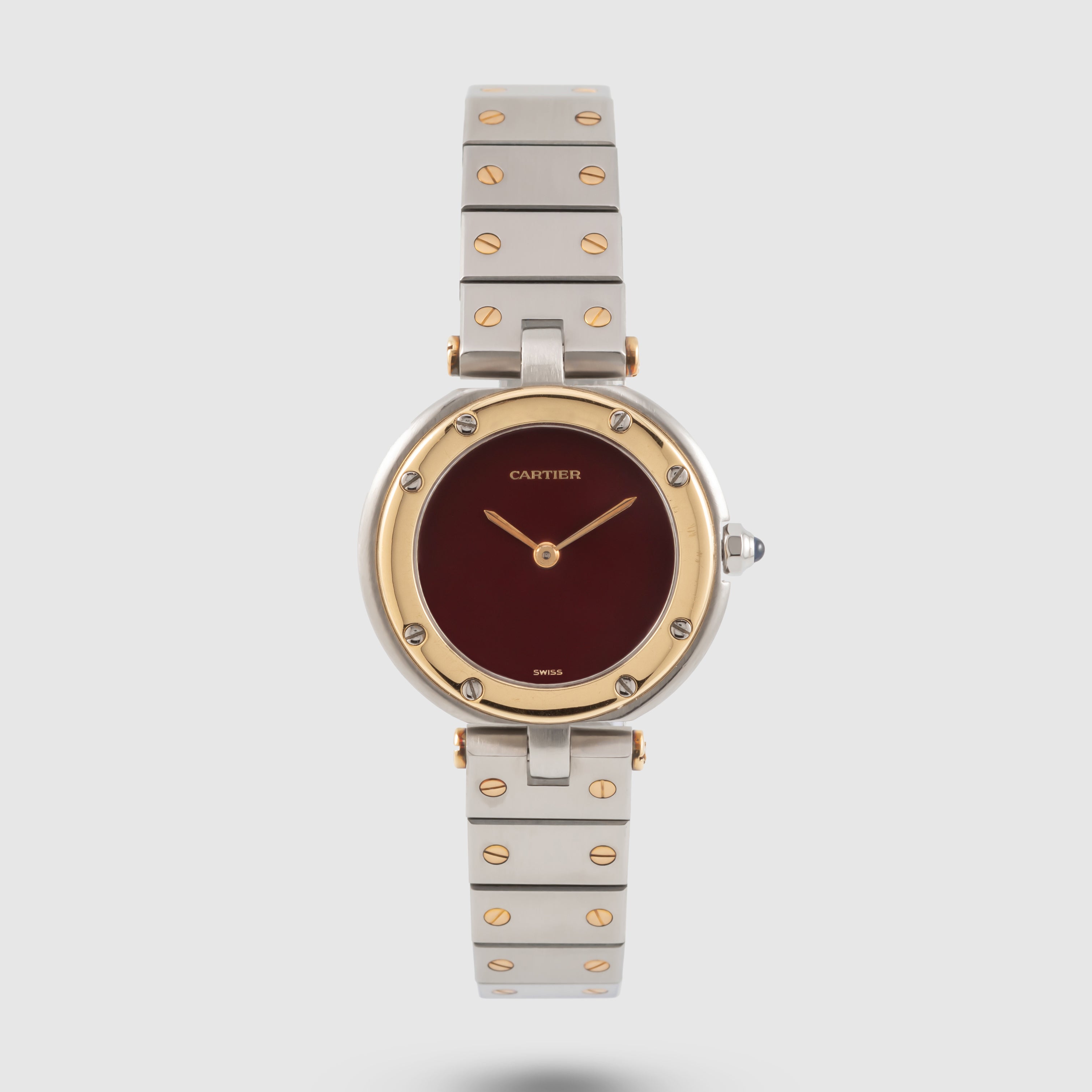1990's Cartier Santos Burgundy Dial Ref. 8191