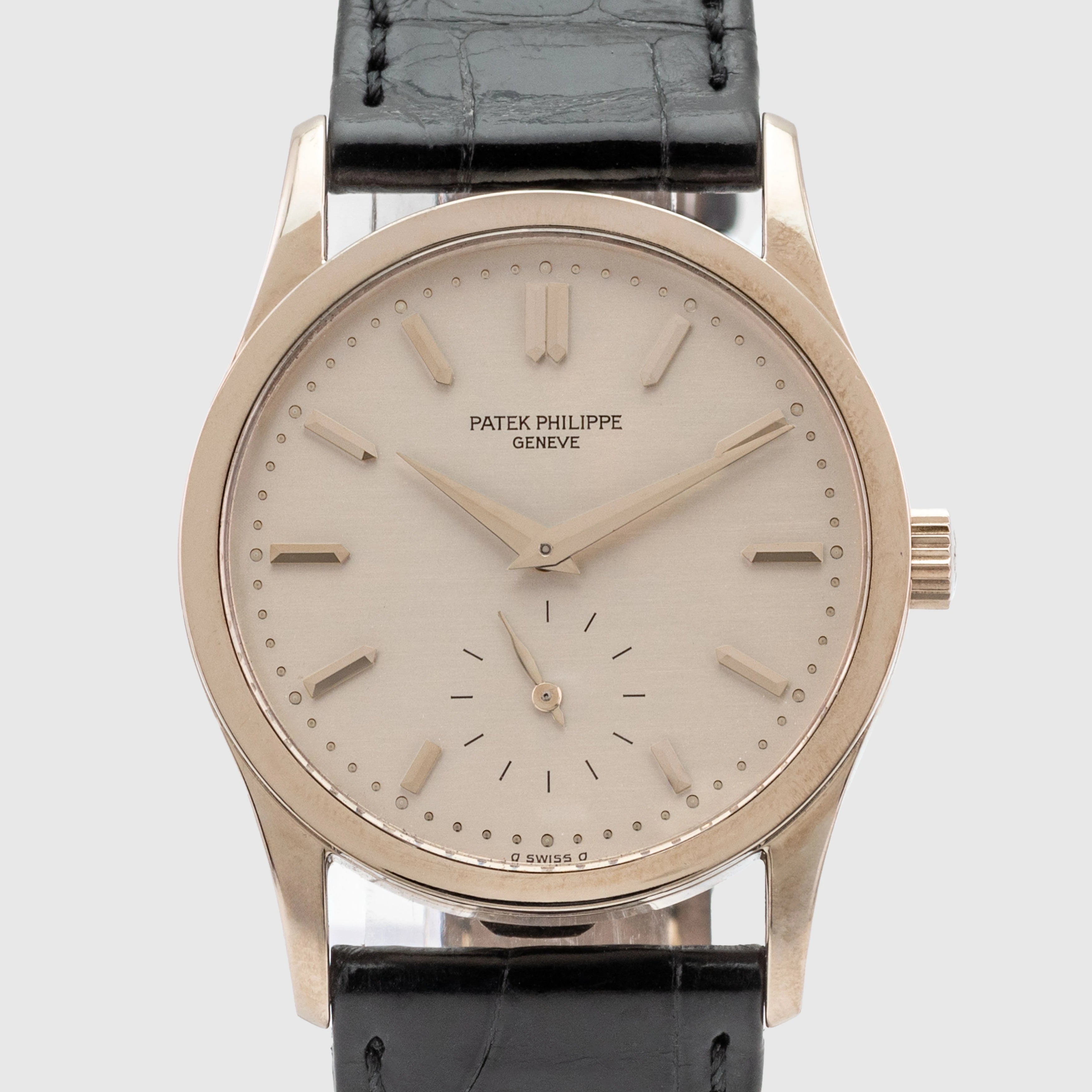 1995 Patek Philippe Calatrava White Gold Ref. 3796 (with Extract of Archives)