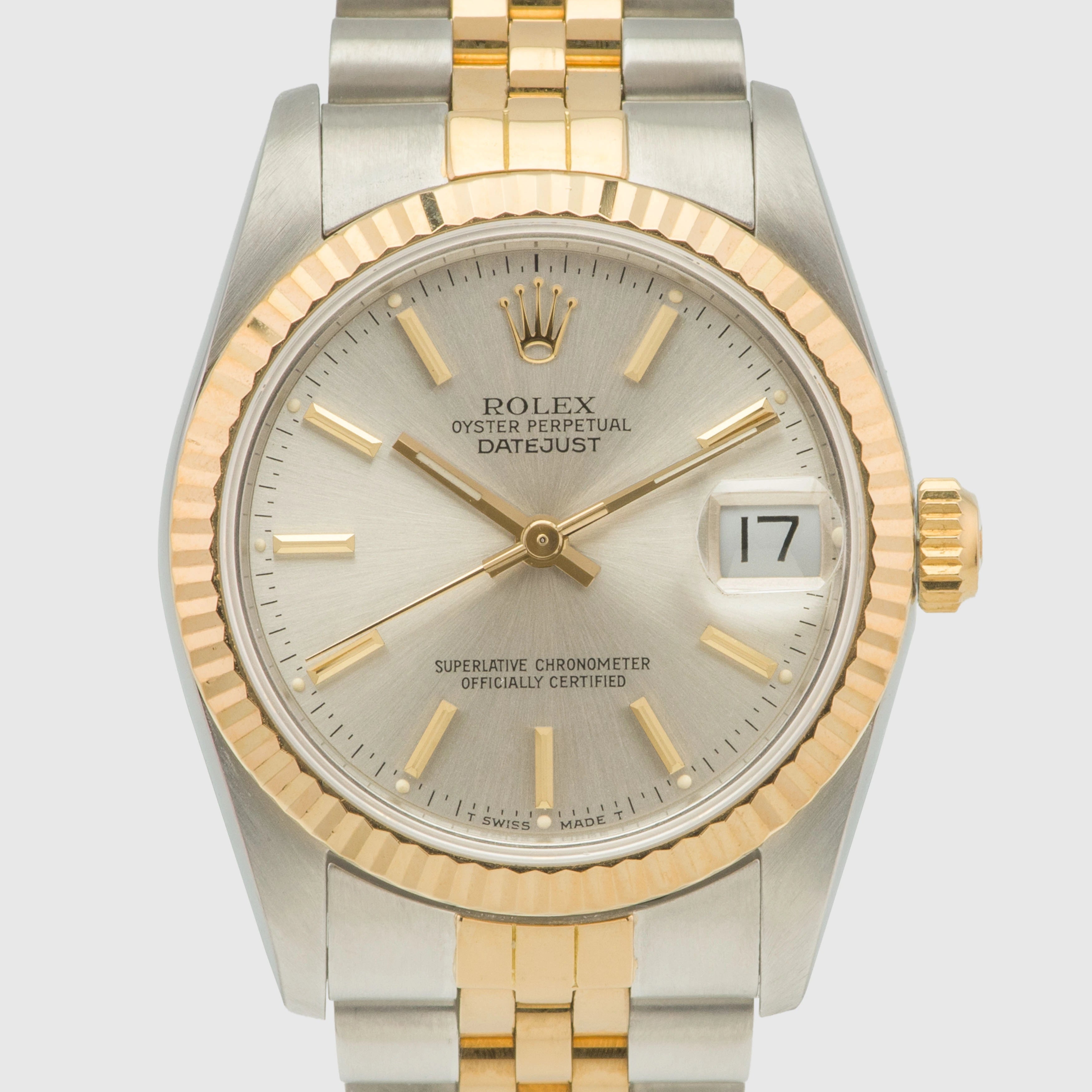 1987 Rolex Datejust Ladies St/G Silver Dial Ref. 68273