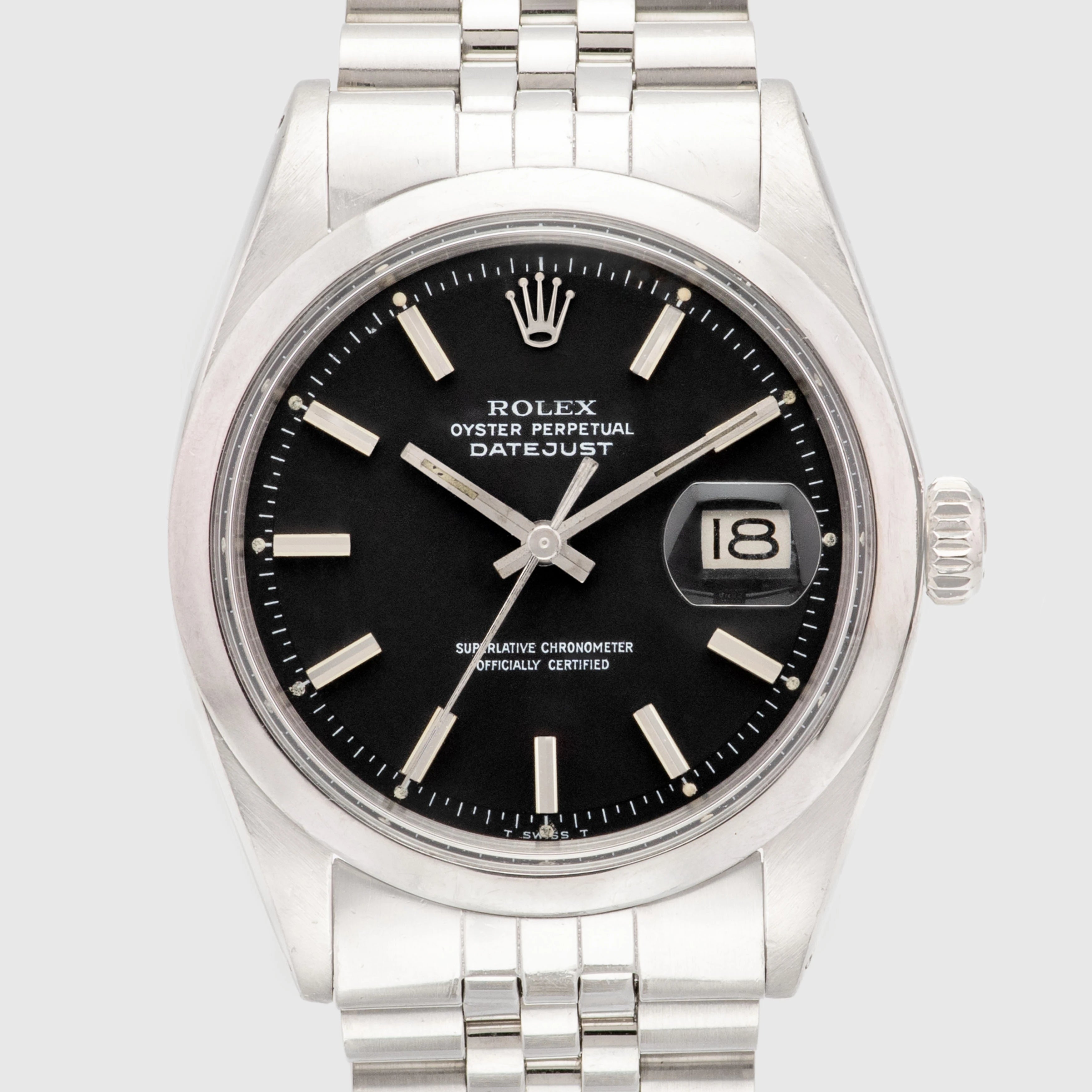1971 Rolex Datejust Black Dial Ref. 1600