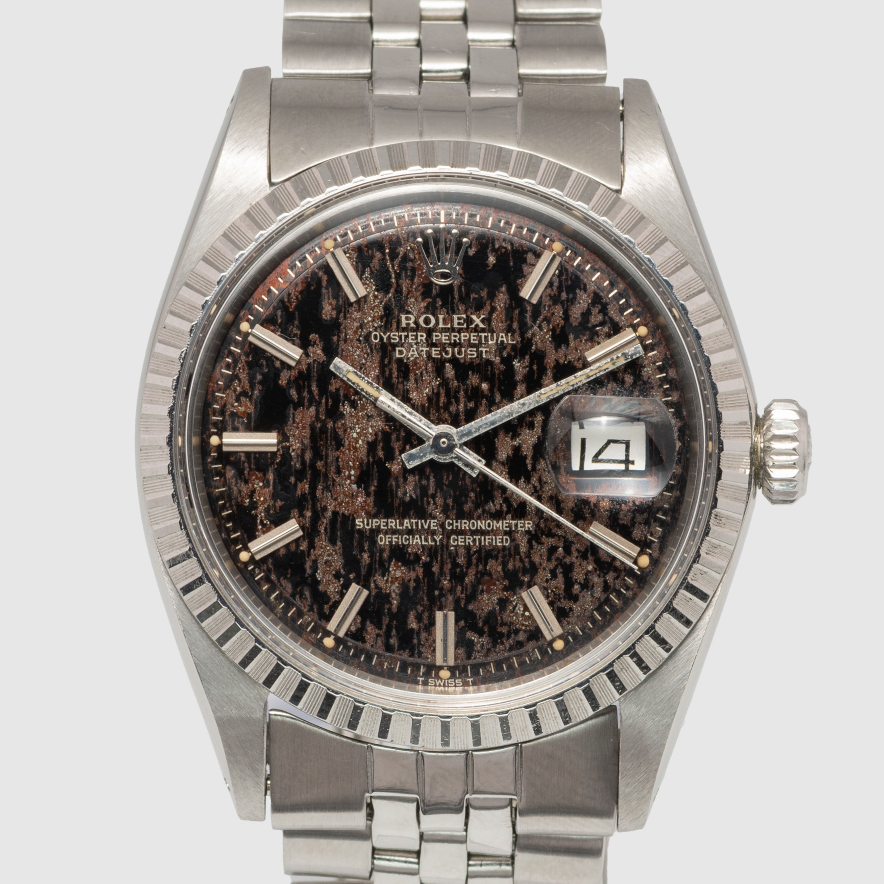 1971 Rolex Datejust Tropical Gilt Dial Ref. 1603
