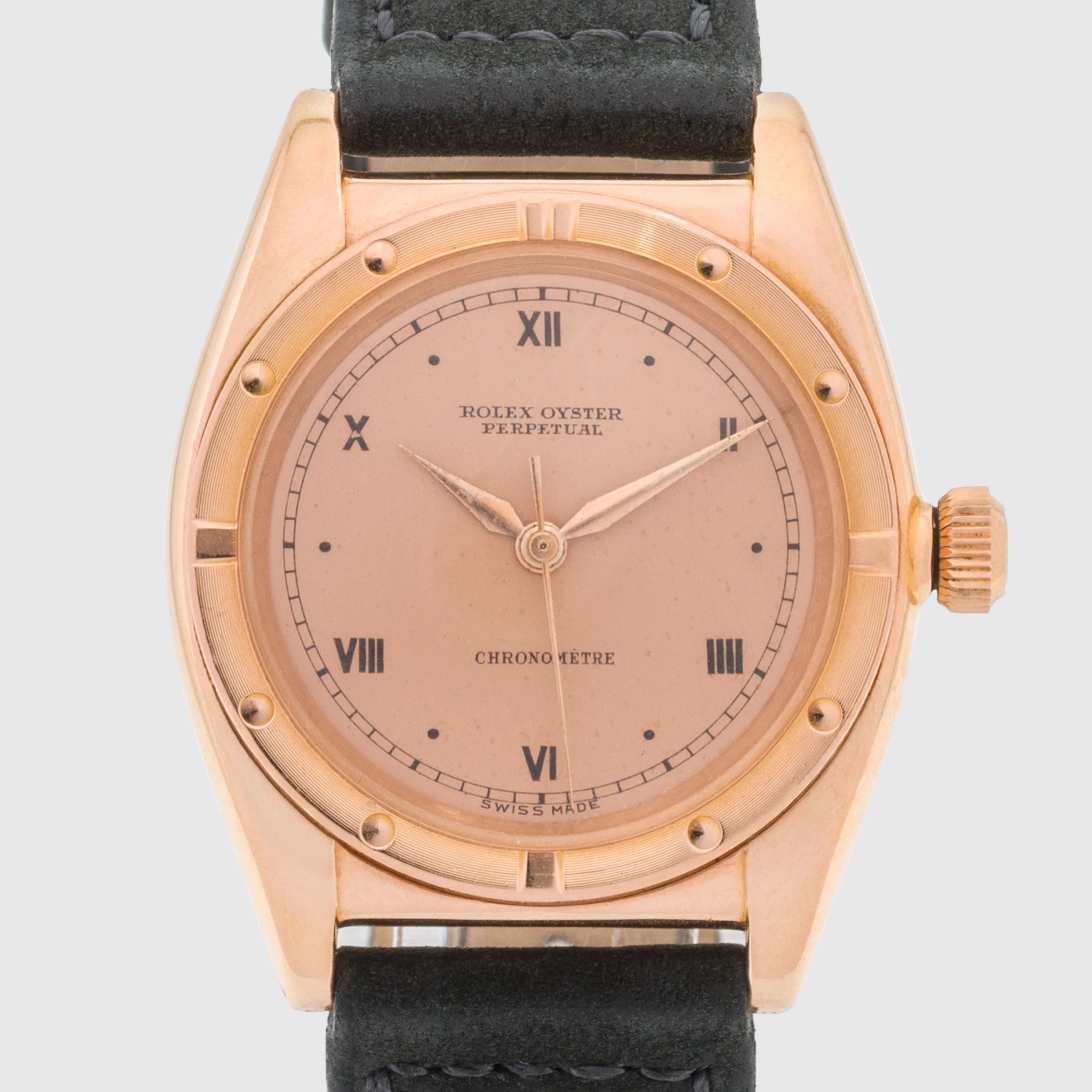 1938 Rolex Bubbleback Pink on Pink Ref. 3372