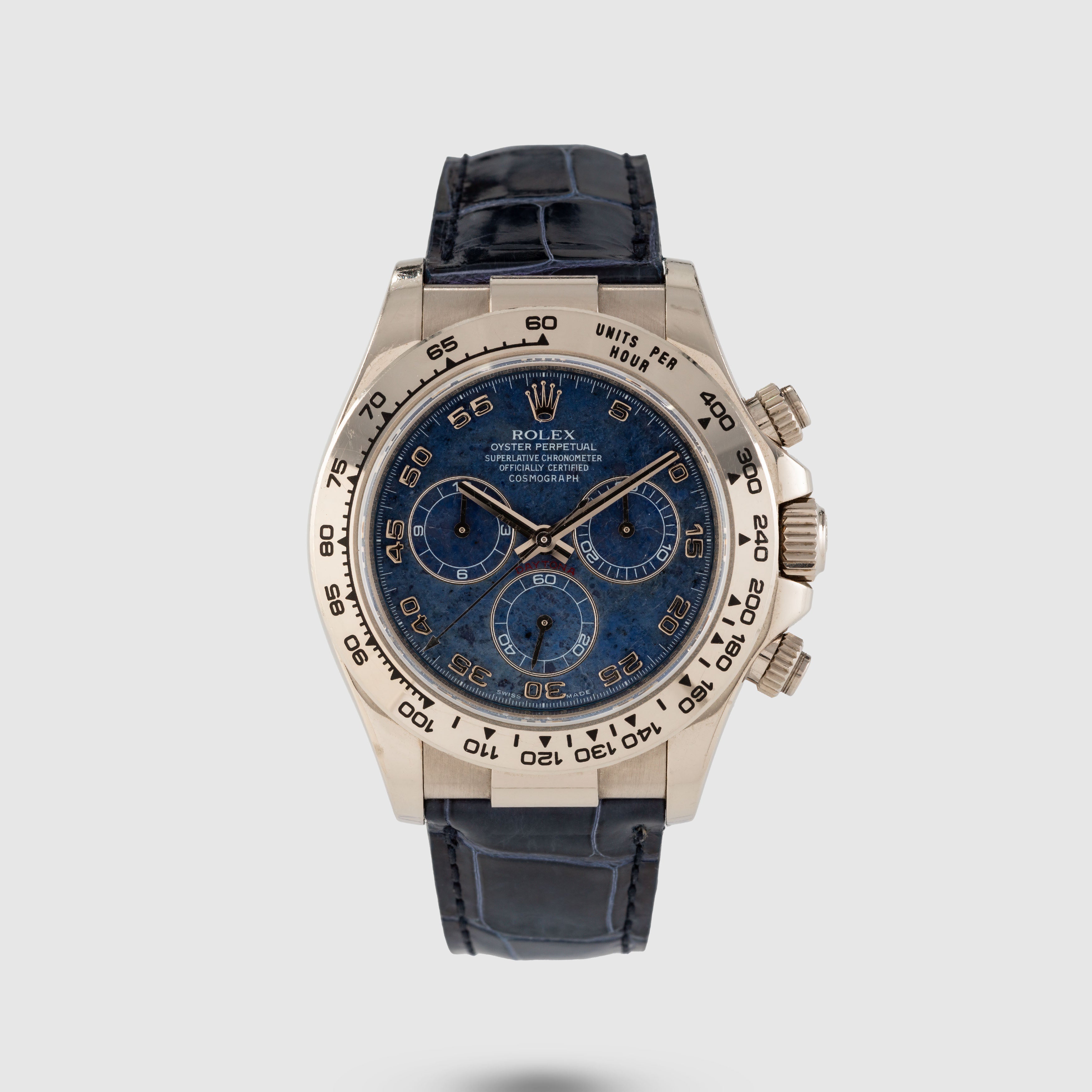 2012 Rolex Daytona Sodalite Dial Ref. 116519 (with Warranty Card)