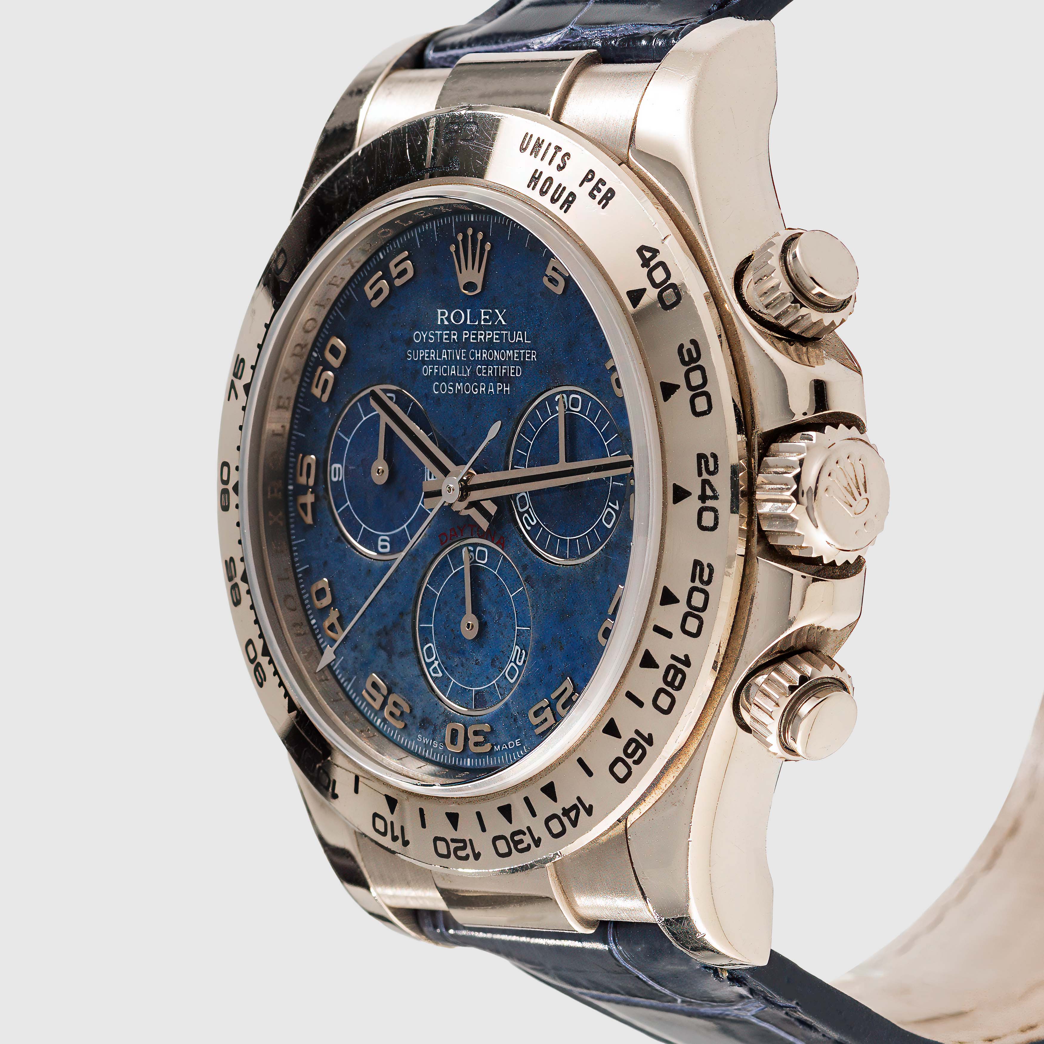 2012 Rolex Daytona Sodalite Dial Ref. 116519 (with Warranty Card)