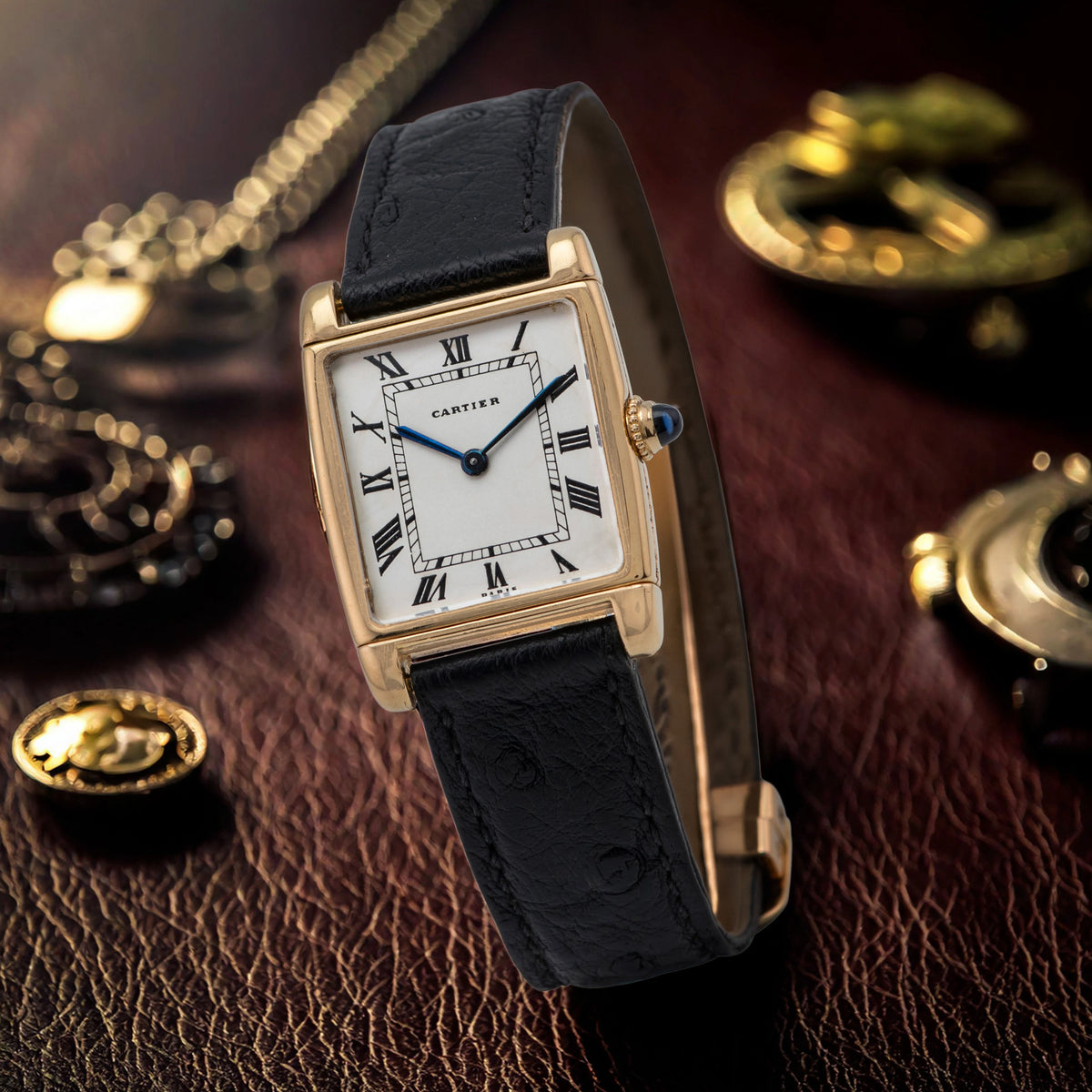1970's Cartier Tank Reverso Ref. 2582 (with Box)