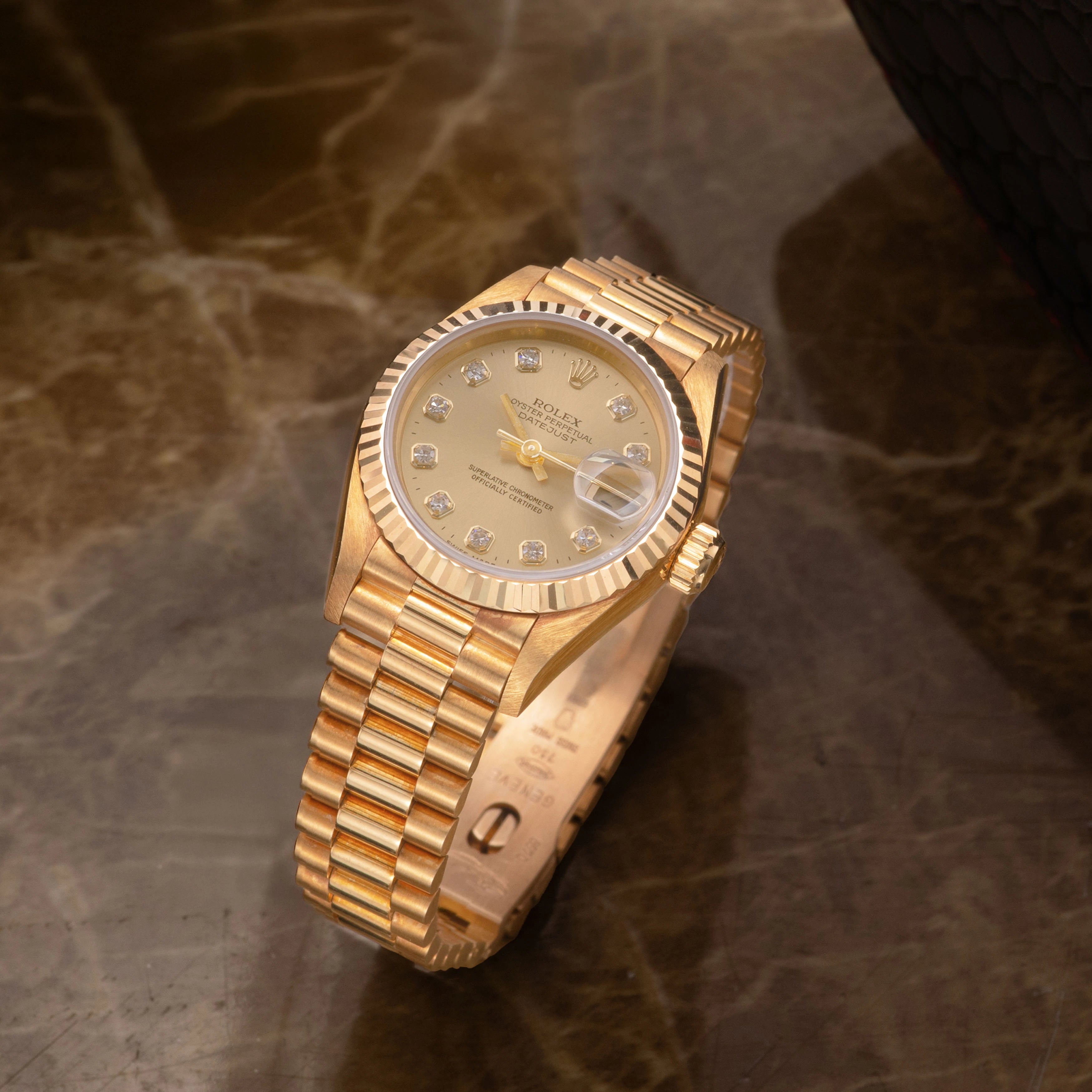 1999 Rolex Lady Datejust Champagne Diamond Dial Ref. 69178 (with Papers)