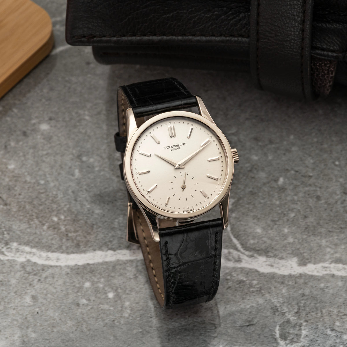 1995 Patek Philippe Calatrava White Gold Ref. 3796 (with Extract of Archives)