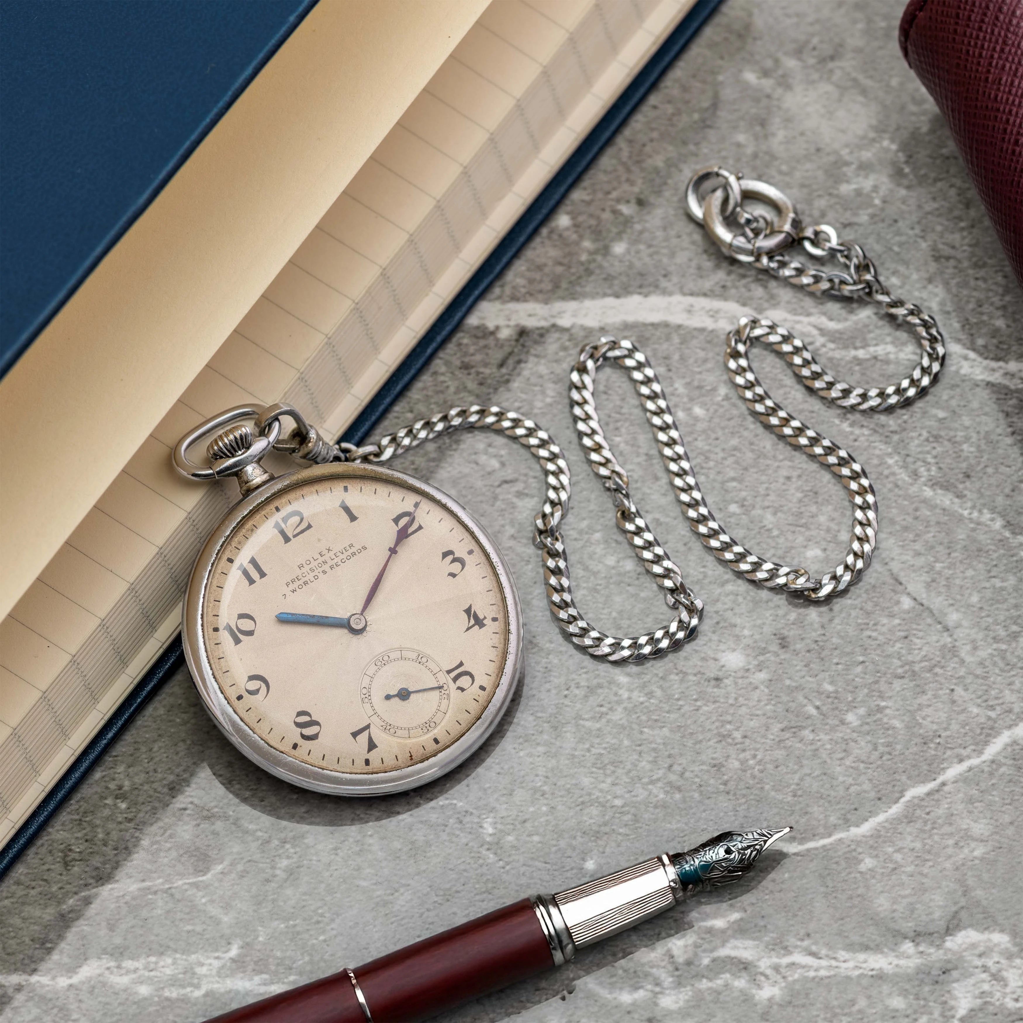 1930's Rolex Pocket Watch Ref. 75155