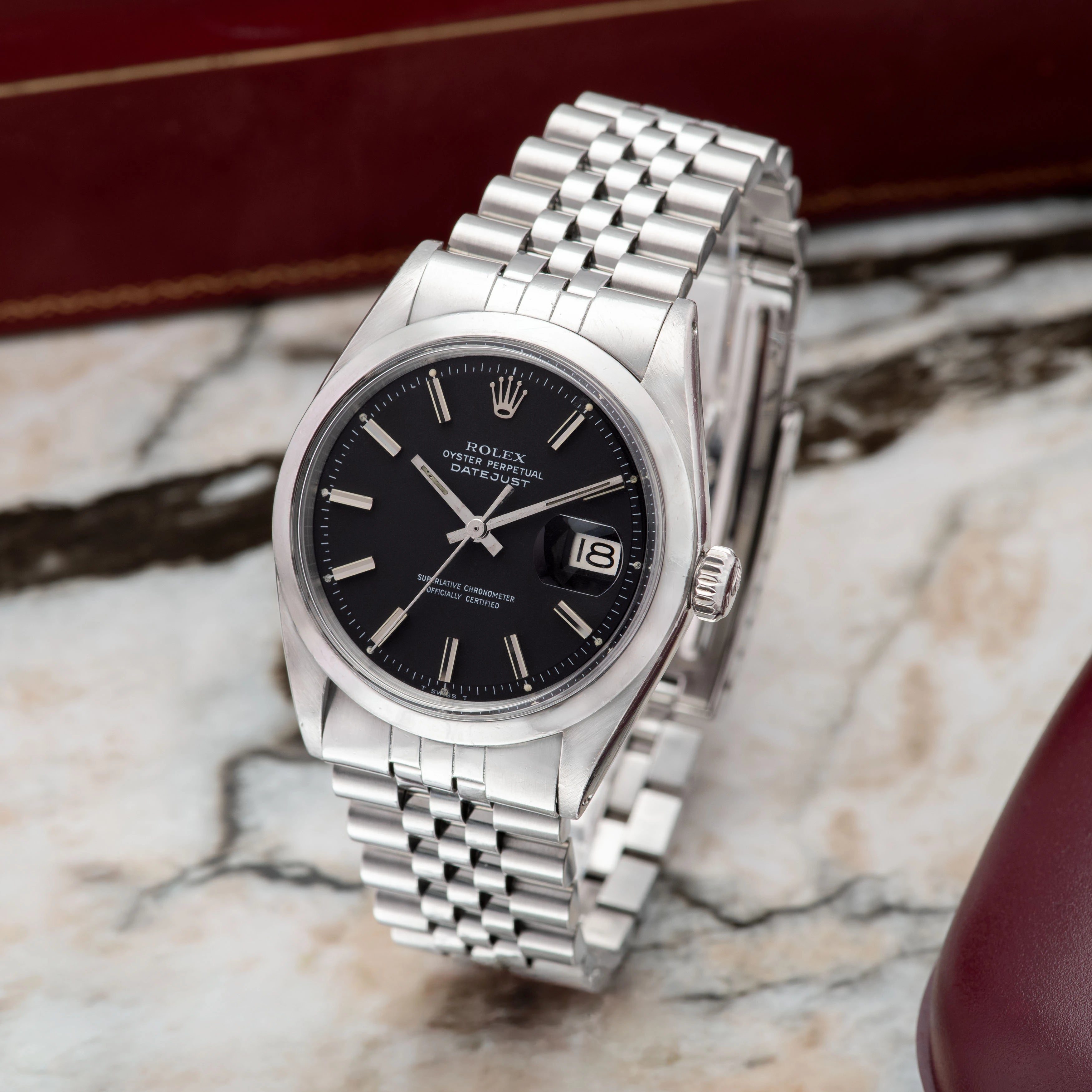 1971 Rolex Datejust Black Dial Ref. 1600