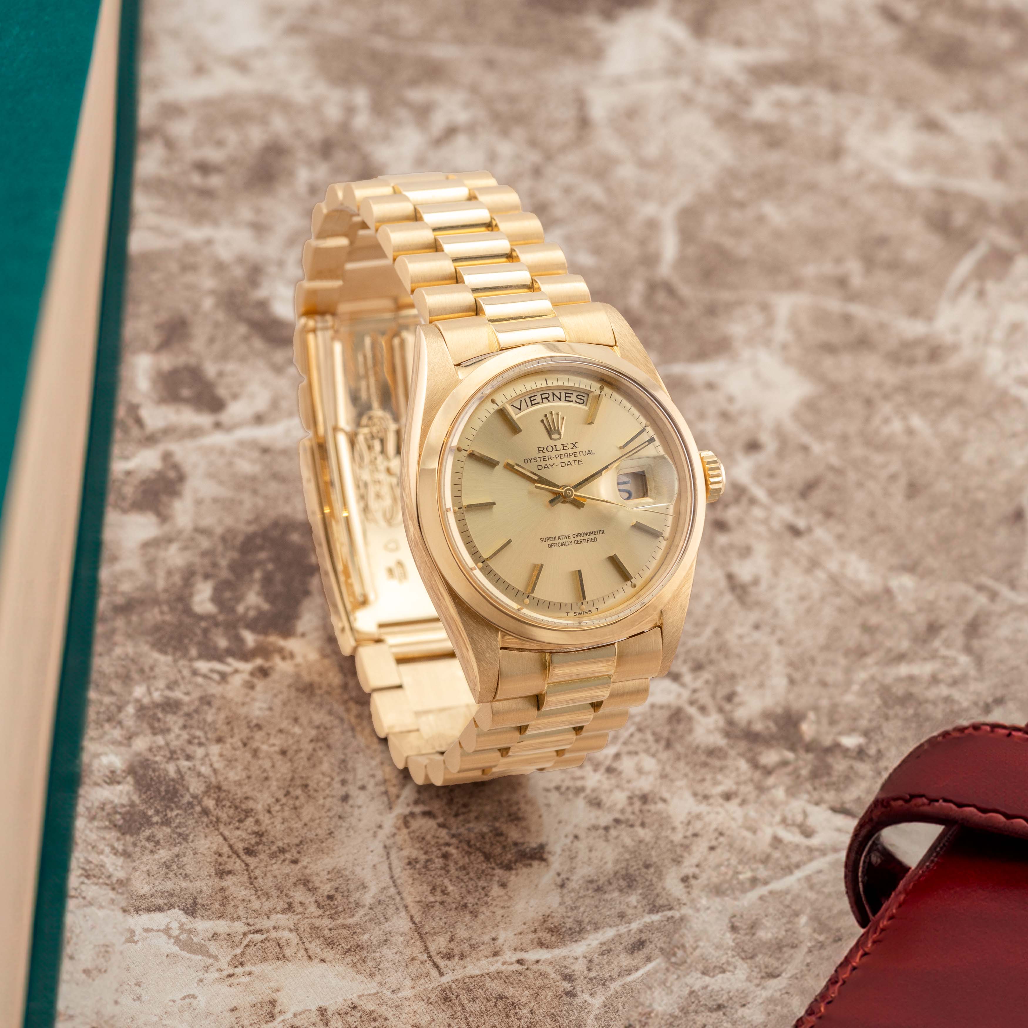 1967 Rolex Day Date Champagne Pie Pan Dial Ref. 1802