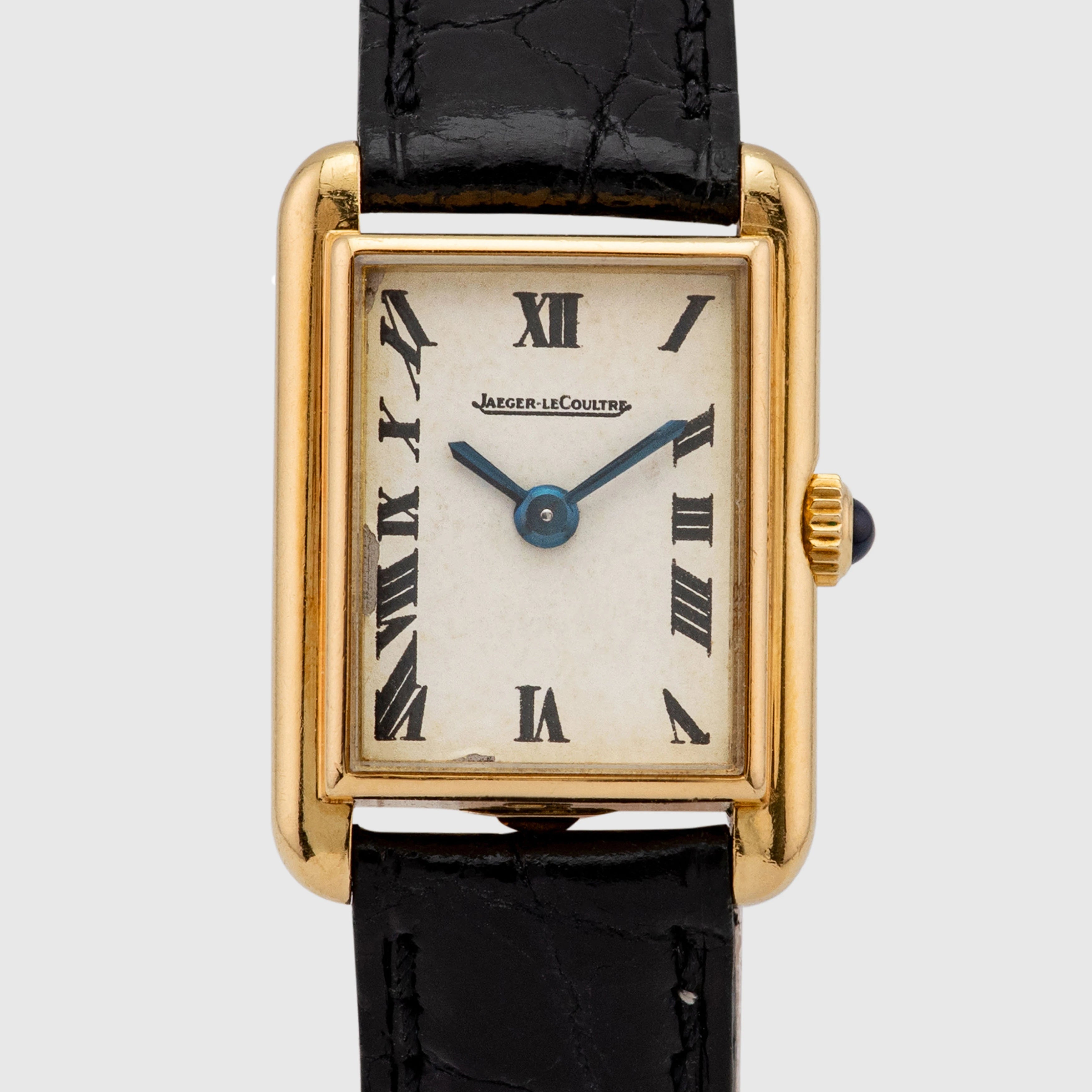 1960's Jaeger Le Coultre Mini Tank Yellow Gold Ref. 6028.21