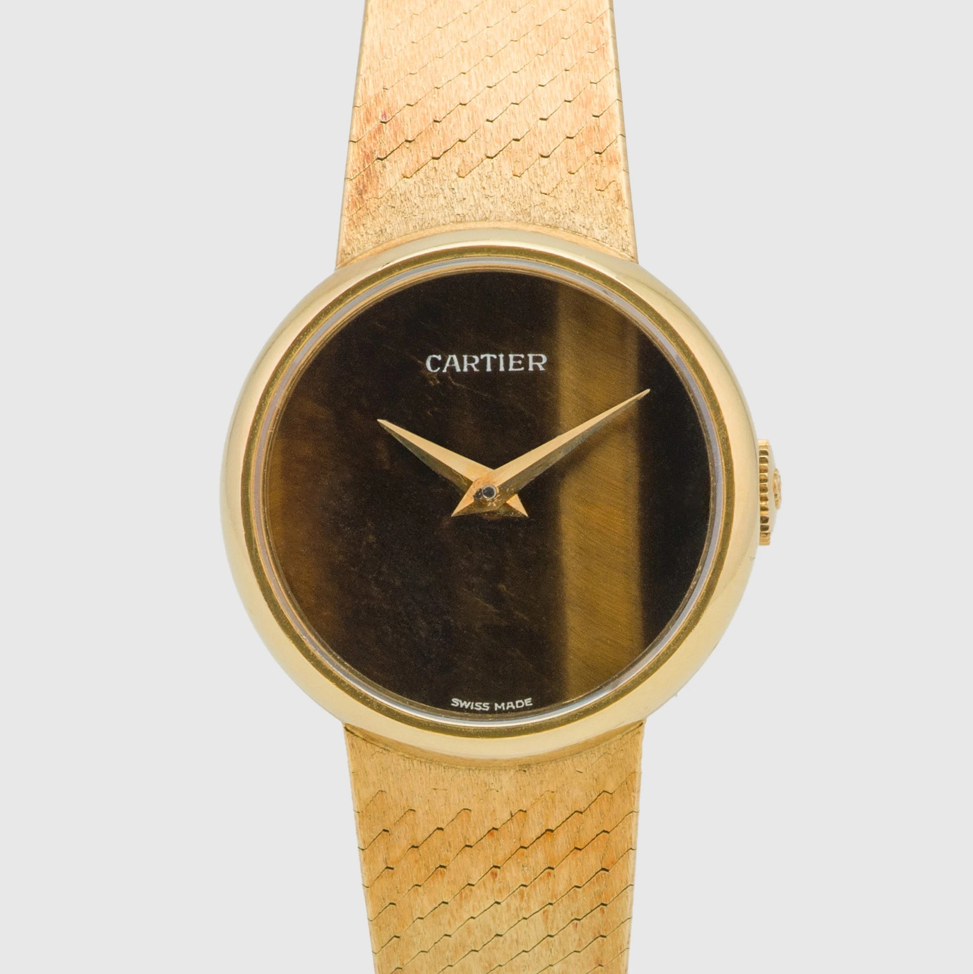 2000's Corum Retailed by Cartier 18k Tiger Eye Dial Ref. 10179