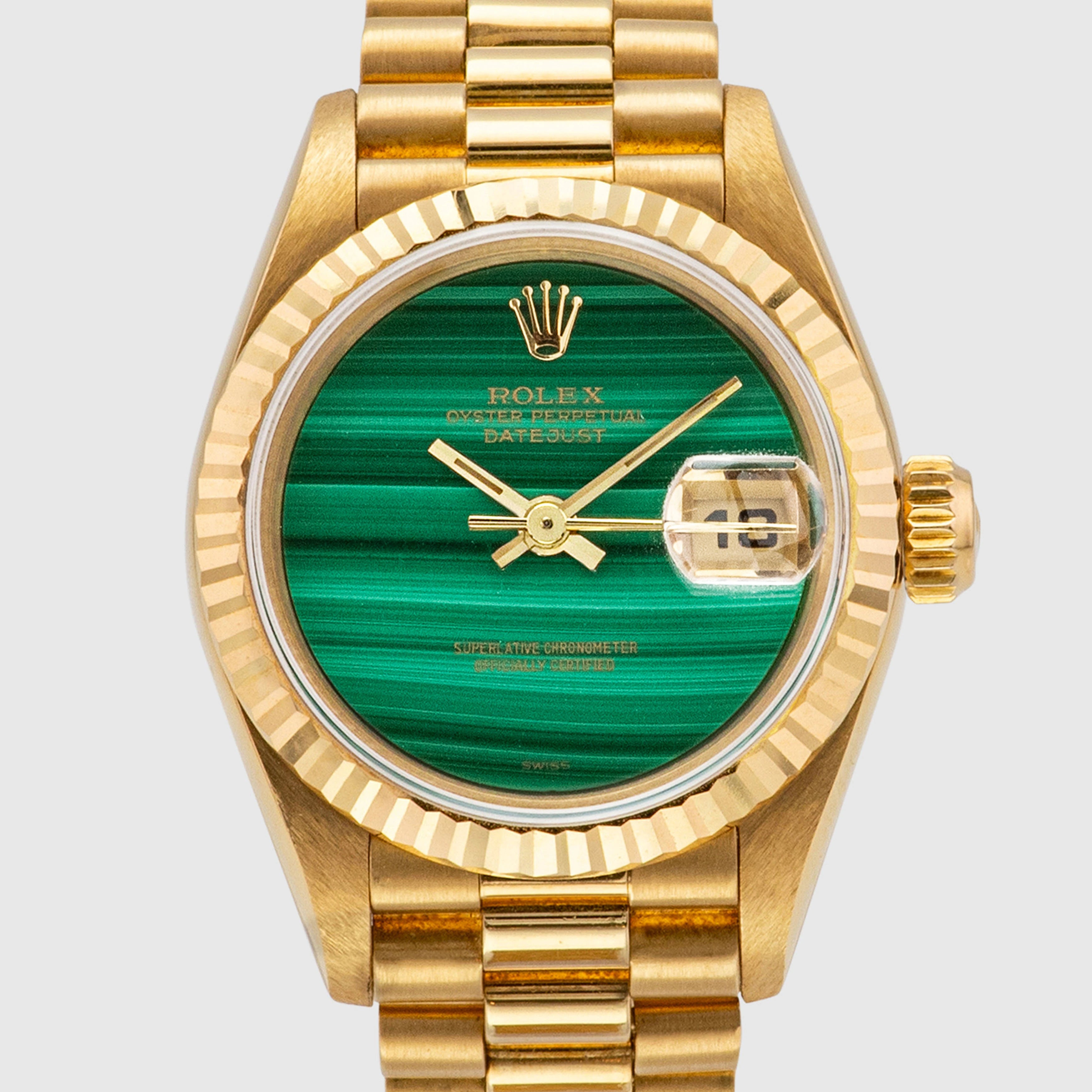 1993 Rolex Lady Datejust Malachite Dial Ref. 69178