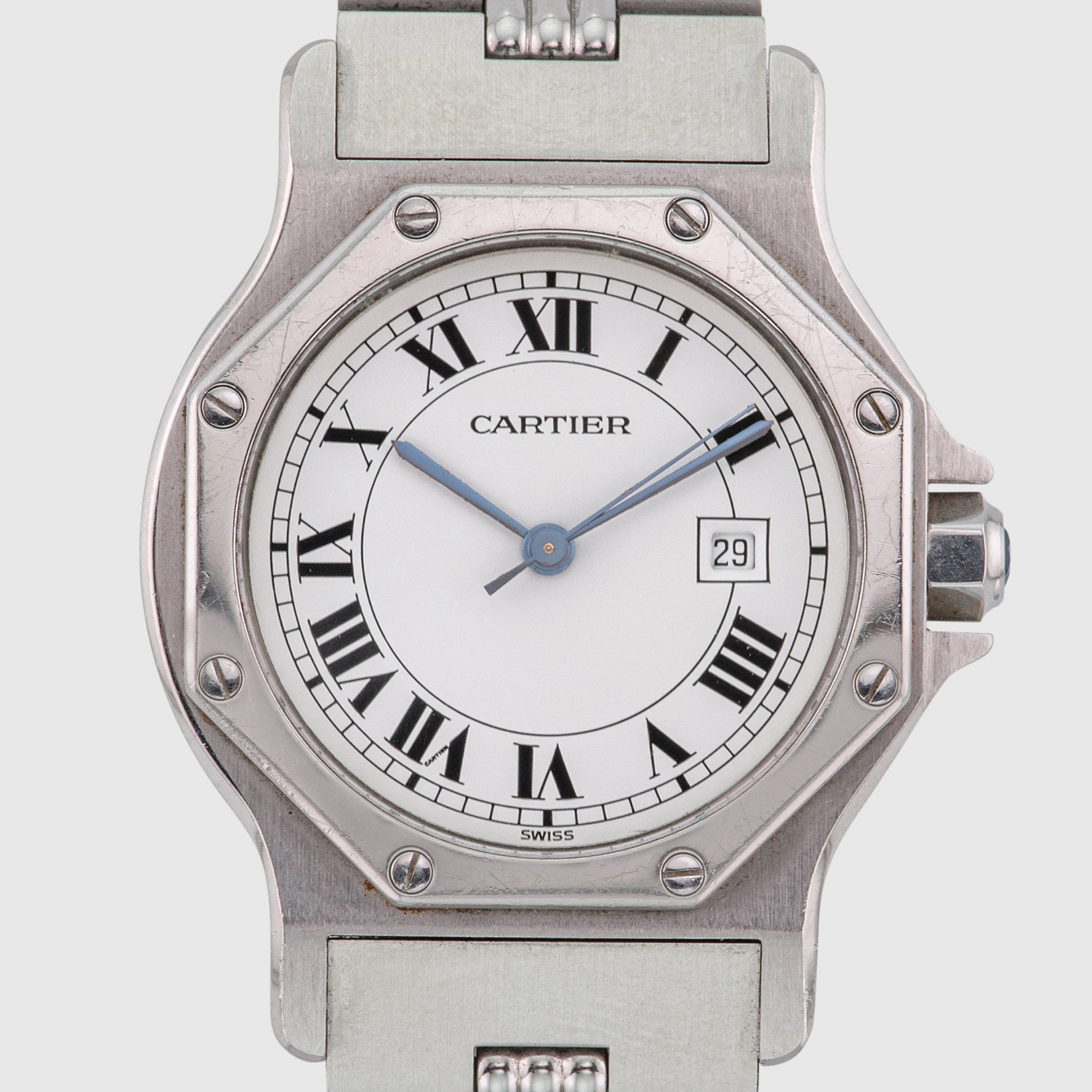 1980's Cartier Santos Octagon Ref. 2965