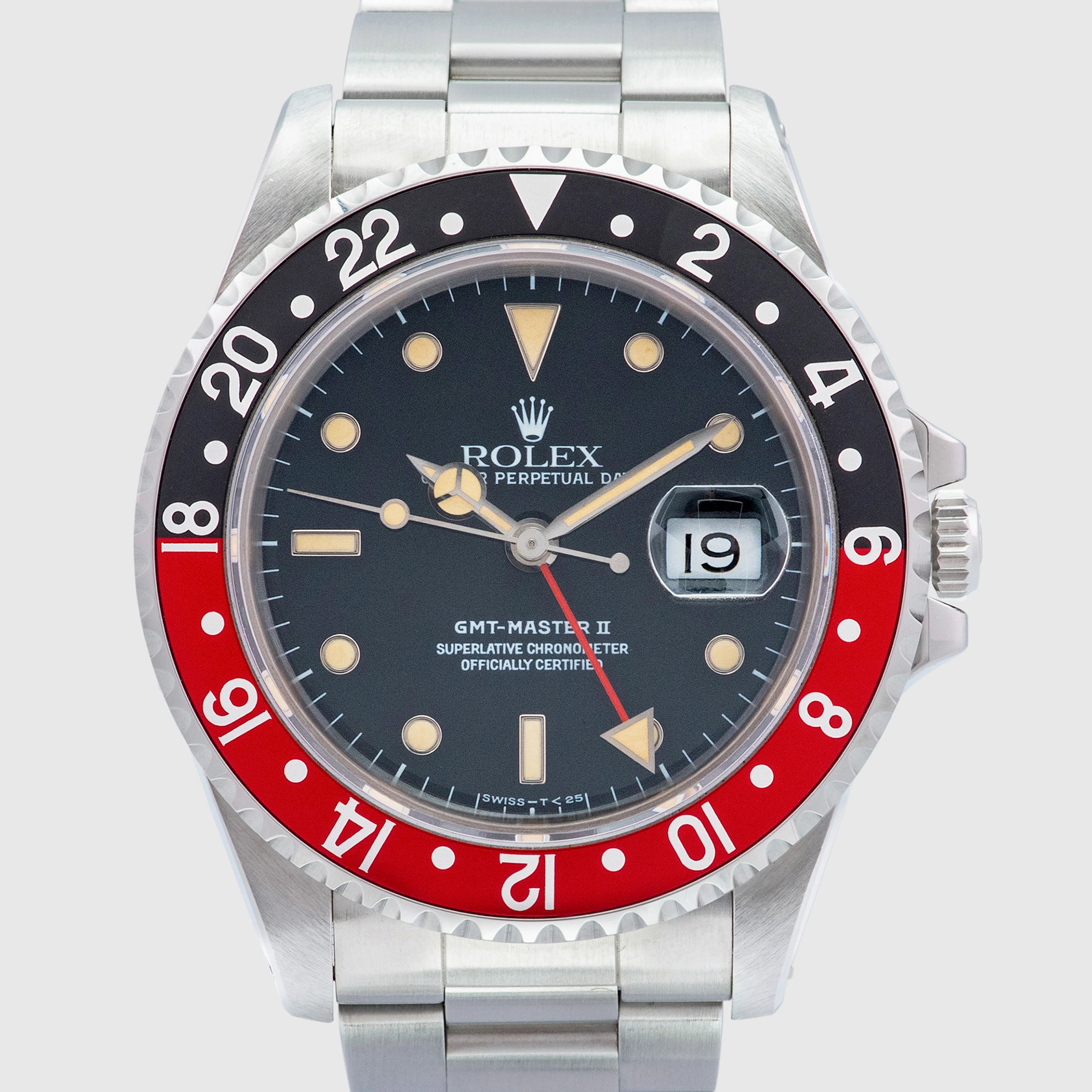 1991 Rolex GMT Master II 'Coke' Oyster Bracelet Ref. 16710 (Full Set)