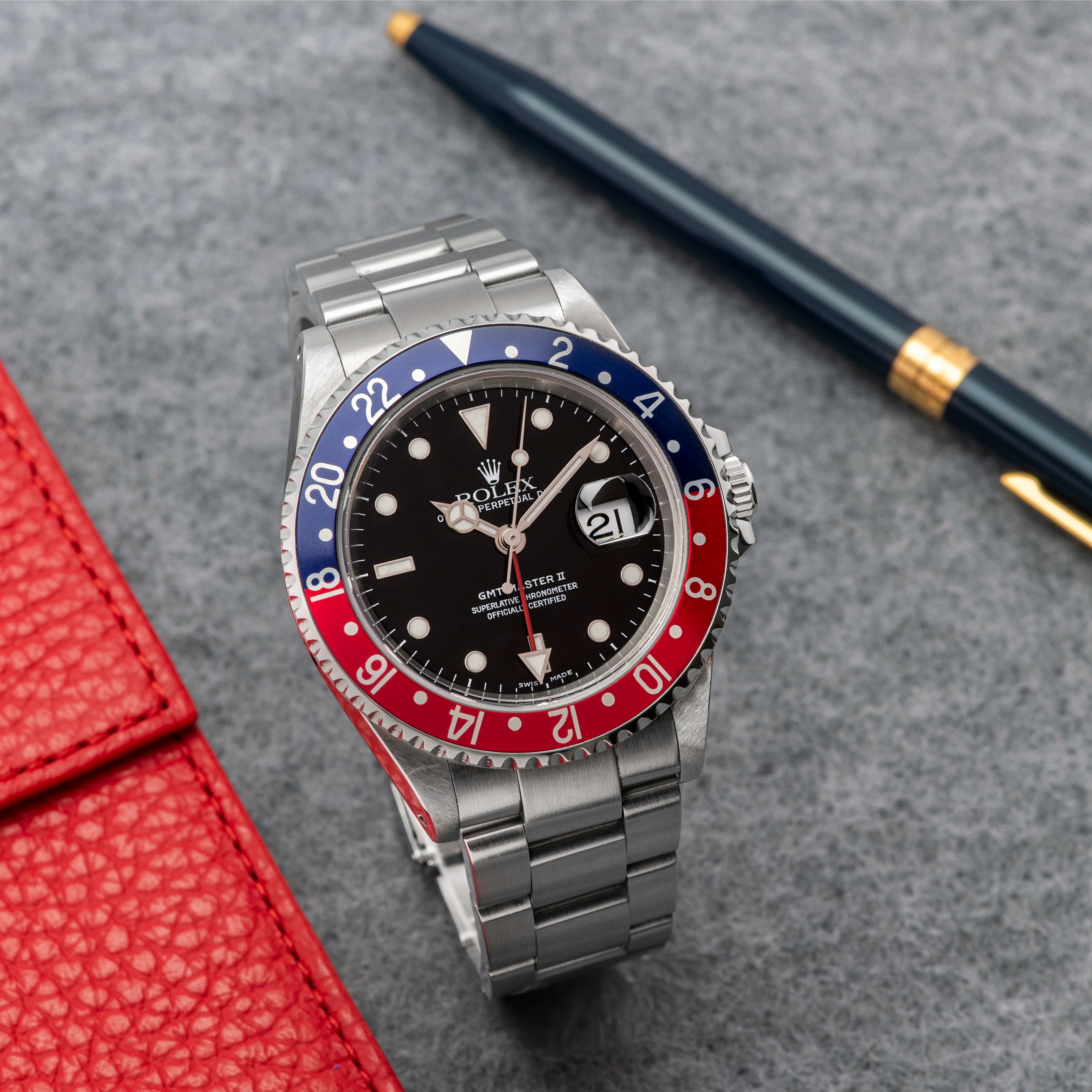 2003 Rolex GMT Master II Pepsi Ref. 16710 (with Papers)
