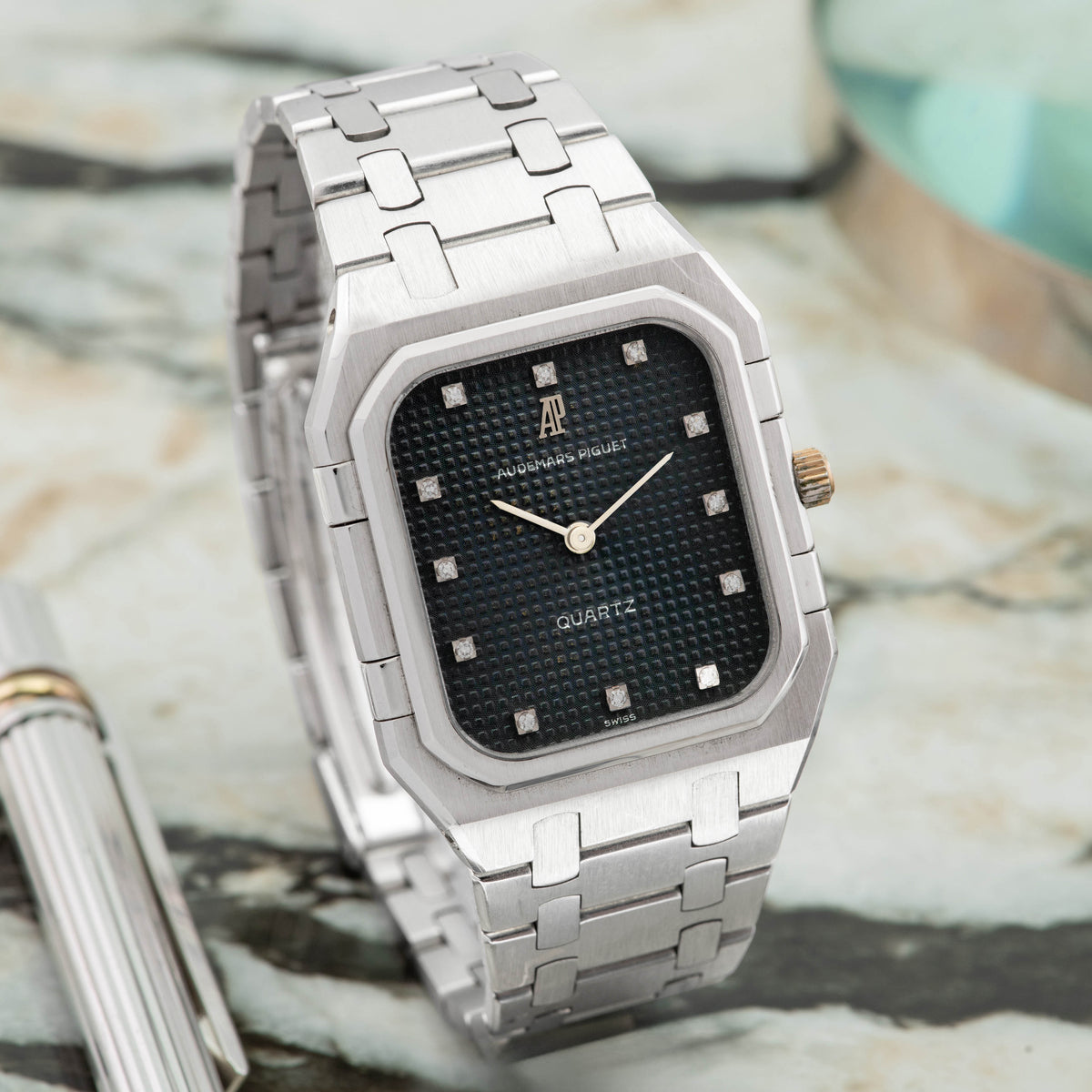 1984 Audemars Piguet Royal Oak Jumbo White Gold Diamond Dial Ref. 6005BC (with Box & Extract from the Archives)
