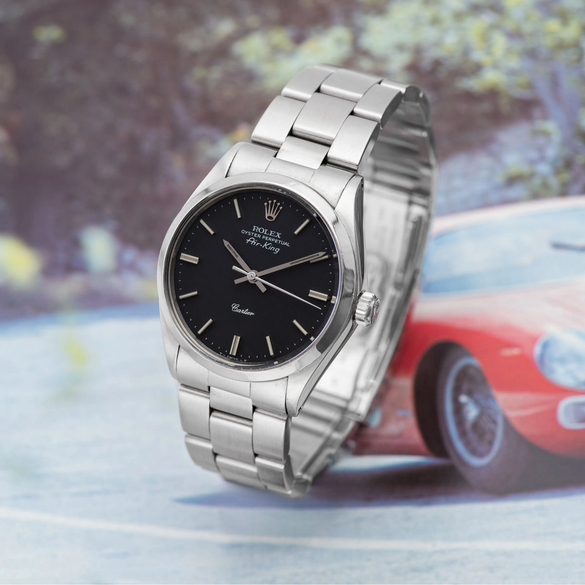 1973 Rolex Air King Double signed 'Cartier' Ref. 5500