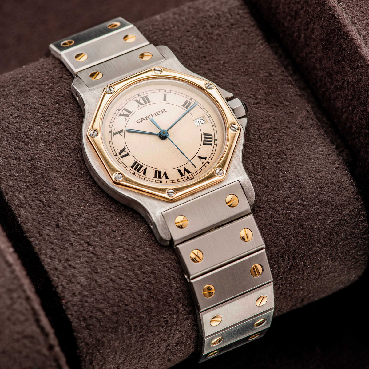 1990's Cartier Santos Ronde Octagon Ref. 187902