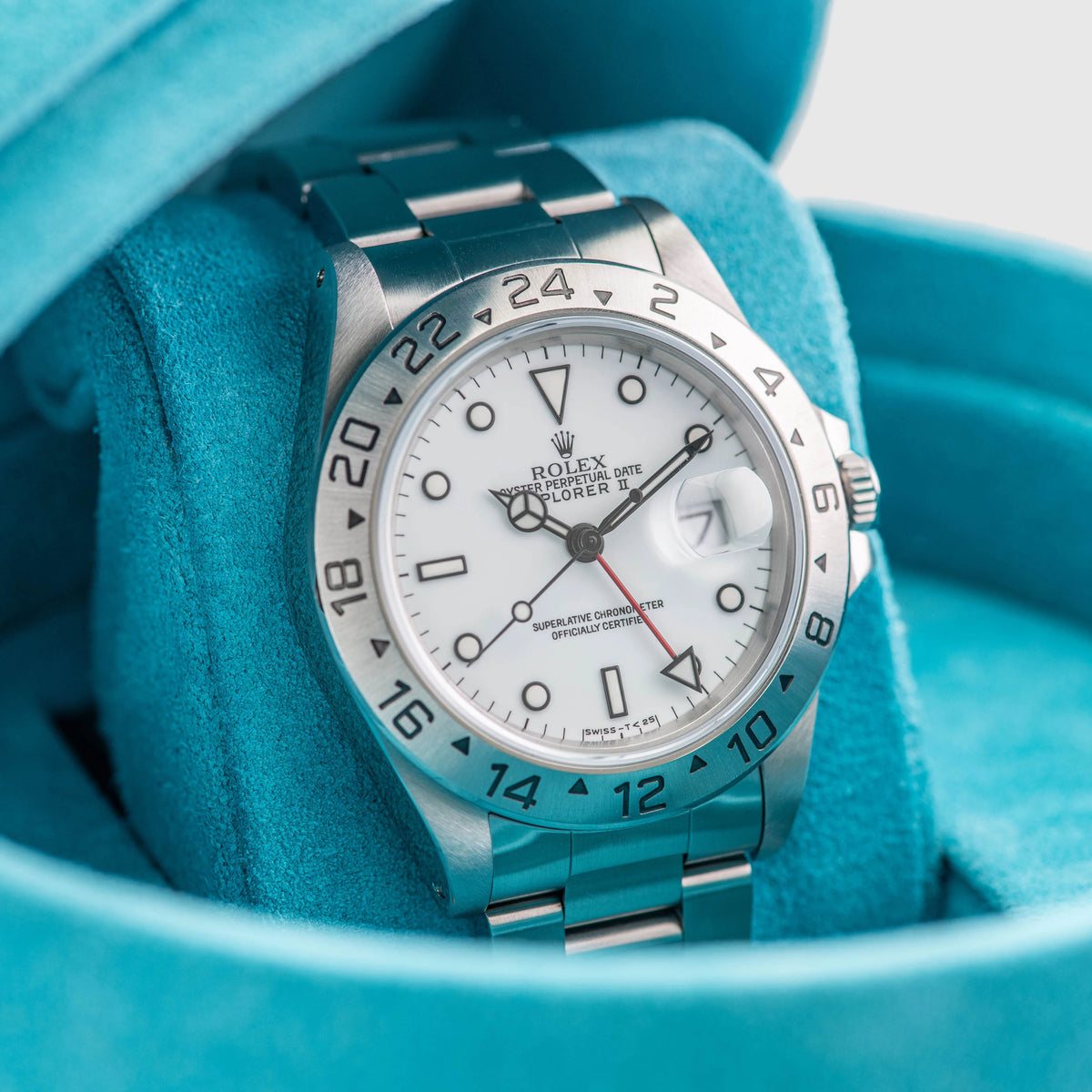 1995 Rolex Explorer II White Dial Ref. 16570 (with CPO Warranty)