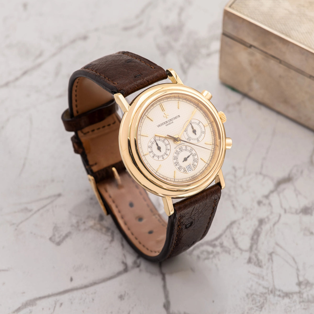 1992 Vacheron Constantin Les Historiques Chronograph Yellow Gold Ref. 49003 (with Papers)