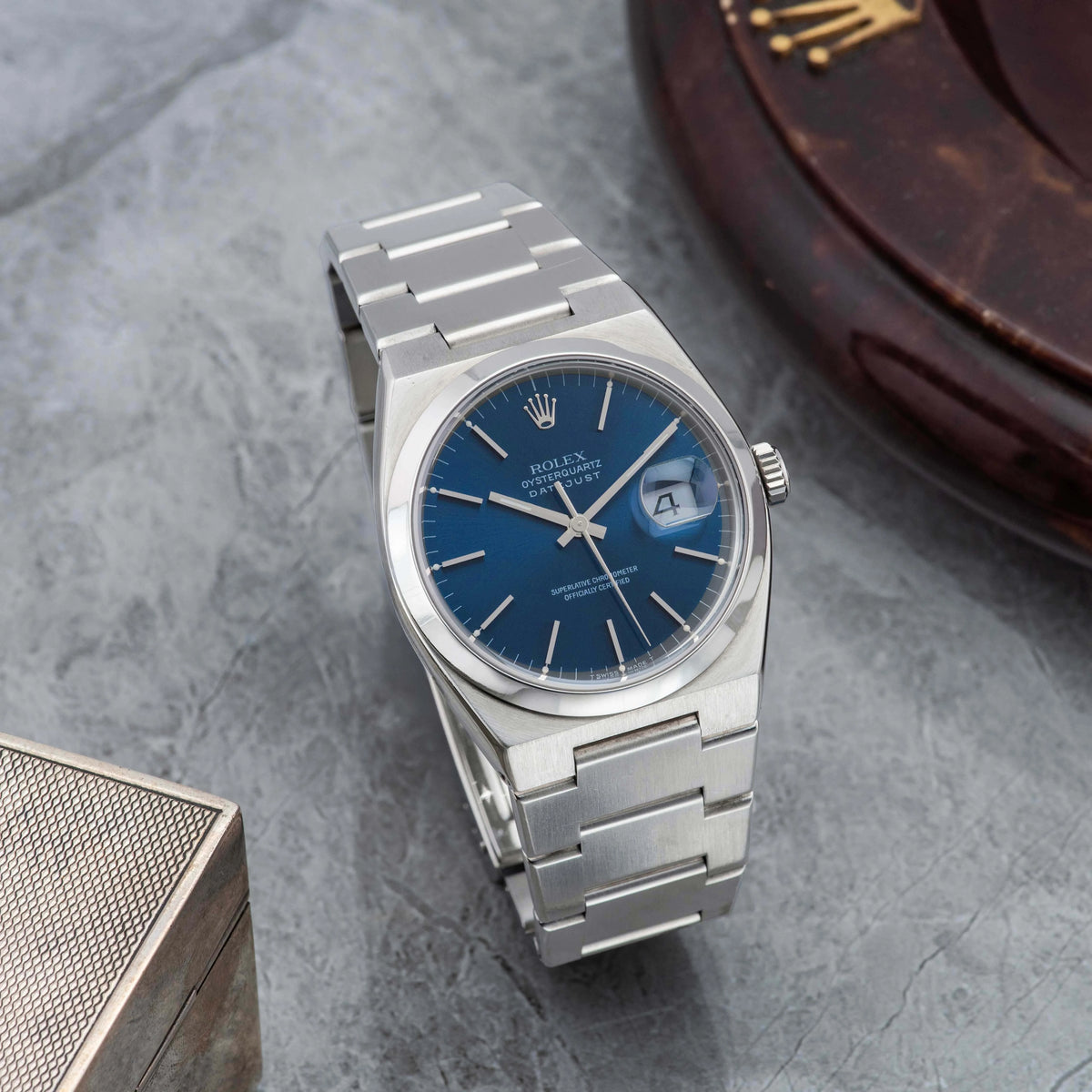 1997 Rolex Oysterquartz Blue Dial Ref. 17000