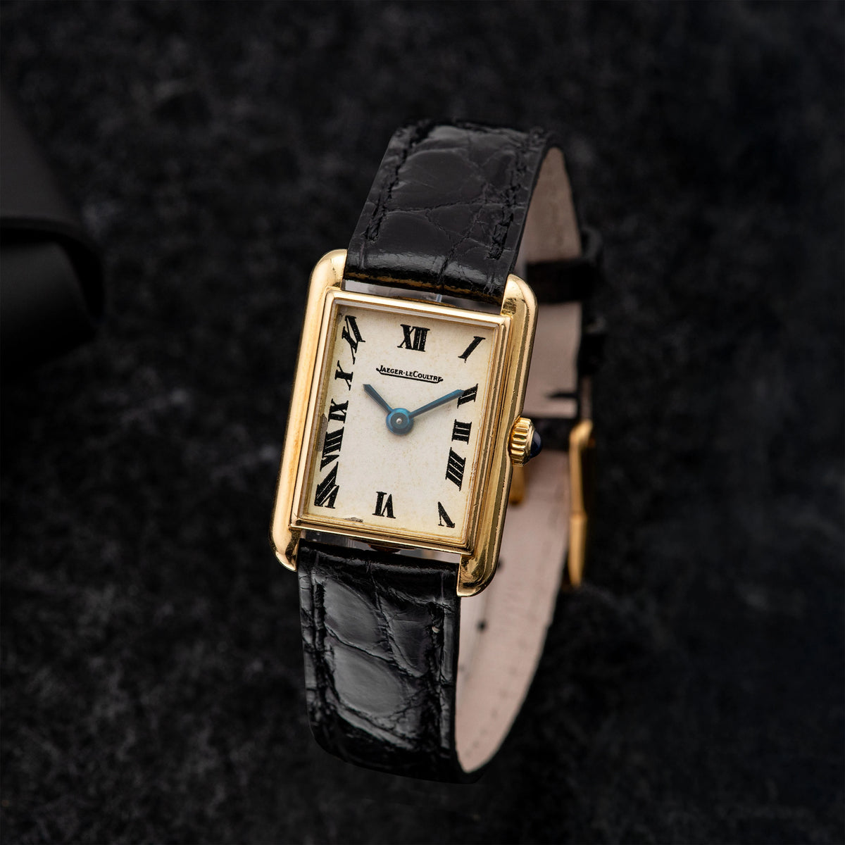 1960's Jaeger Le Coultre Mini Tank Yellow Gold Ref. 6028.21