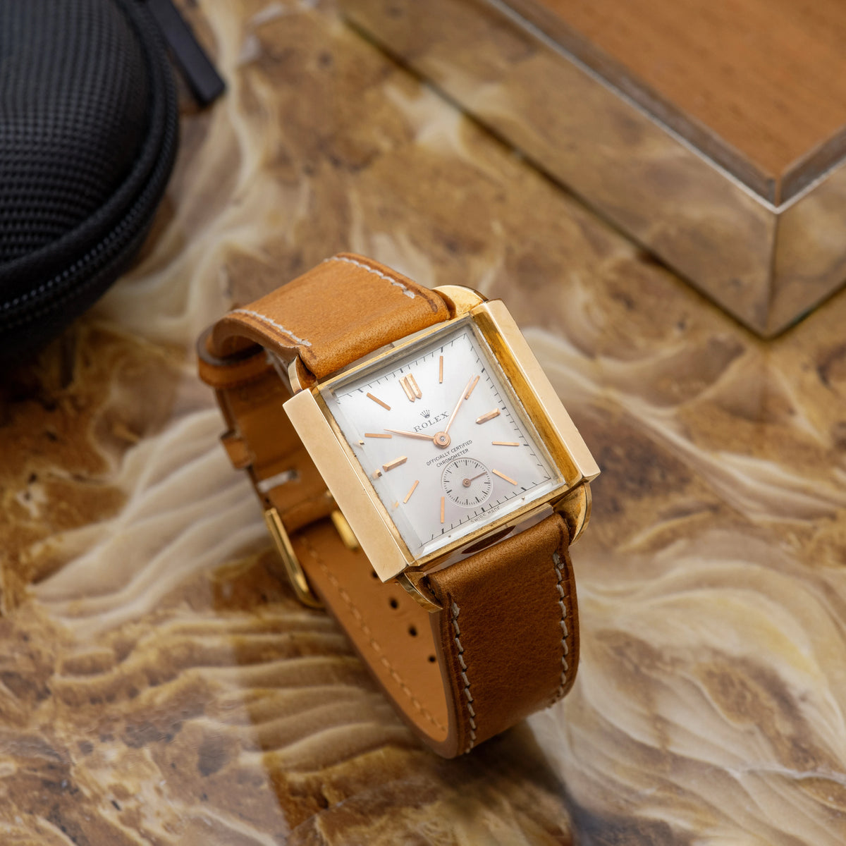 1947 Rolex 'Skater' 18K Ref. 4731 (with Period Rolex box)