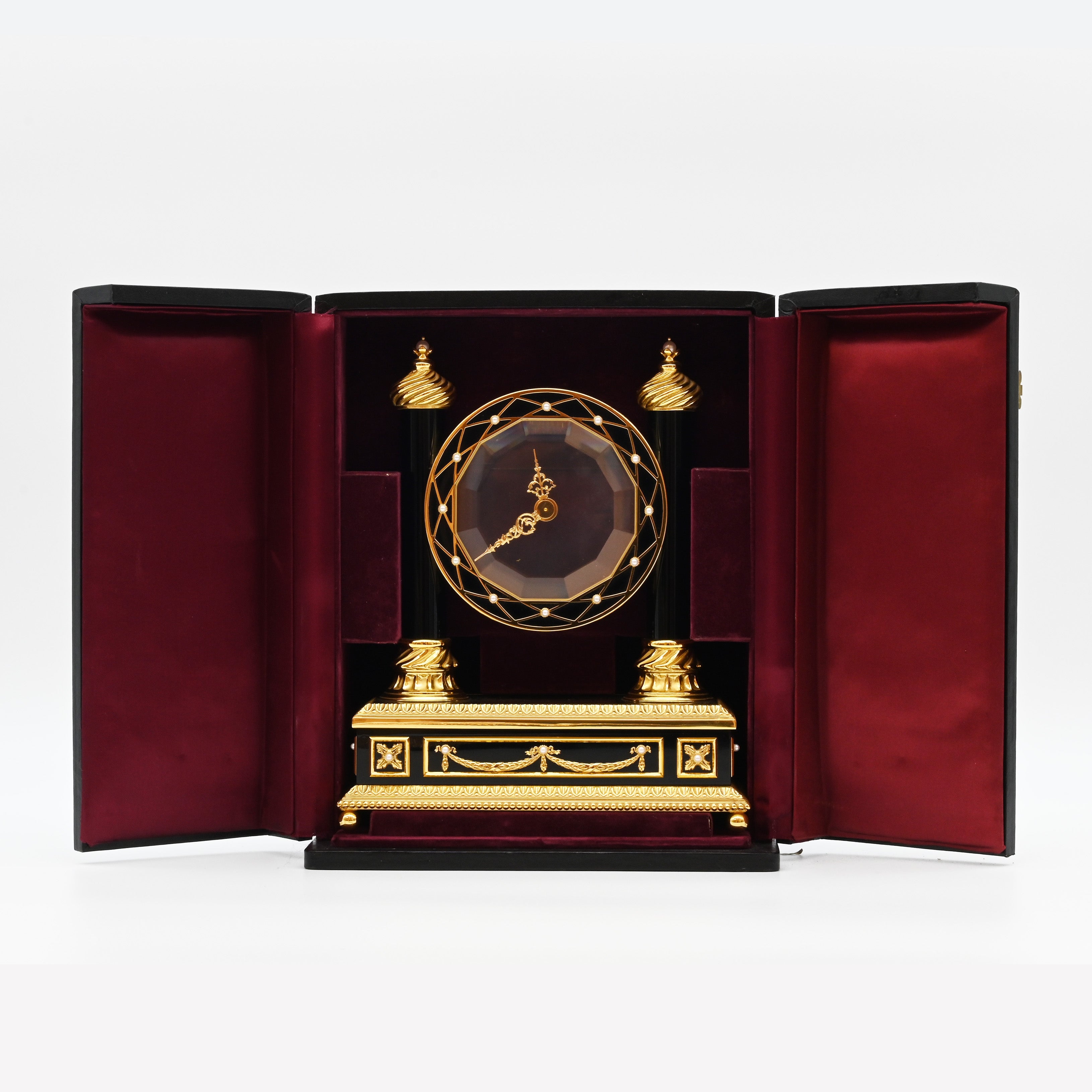 Imperial Faberge Mystery Clock by Franklin Mint 1988