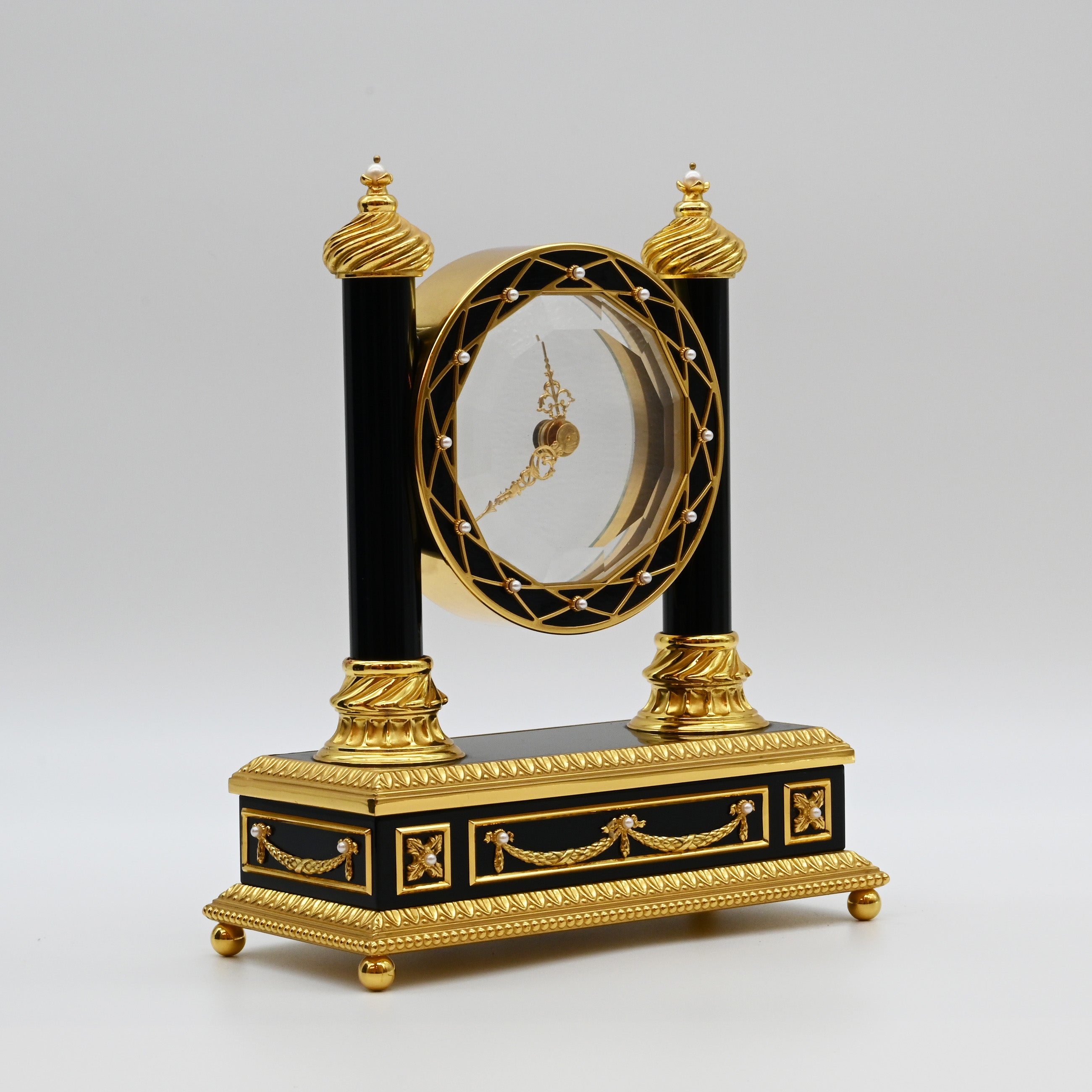 Imperial Faberge Mystery Clock by Franklin Mint 1988