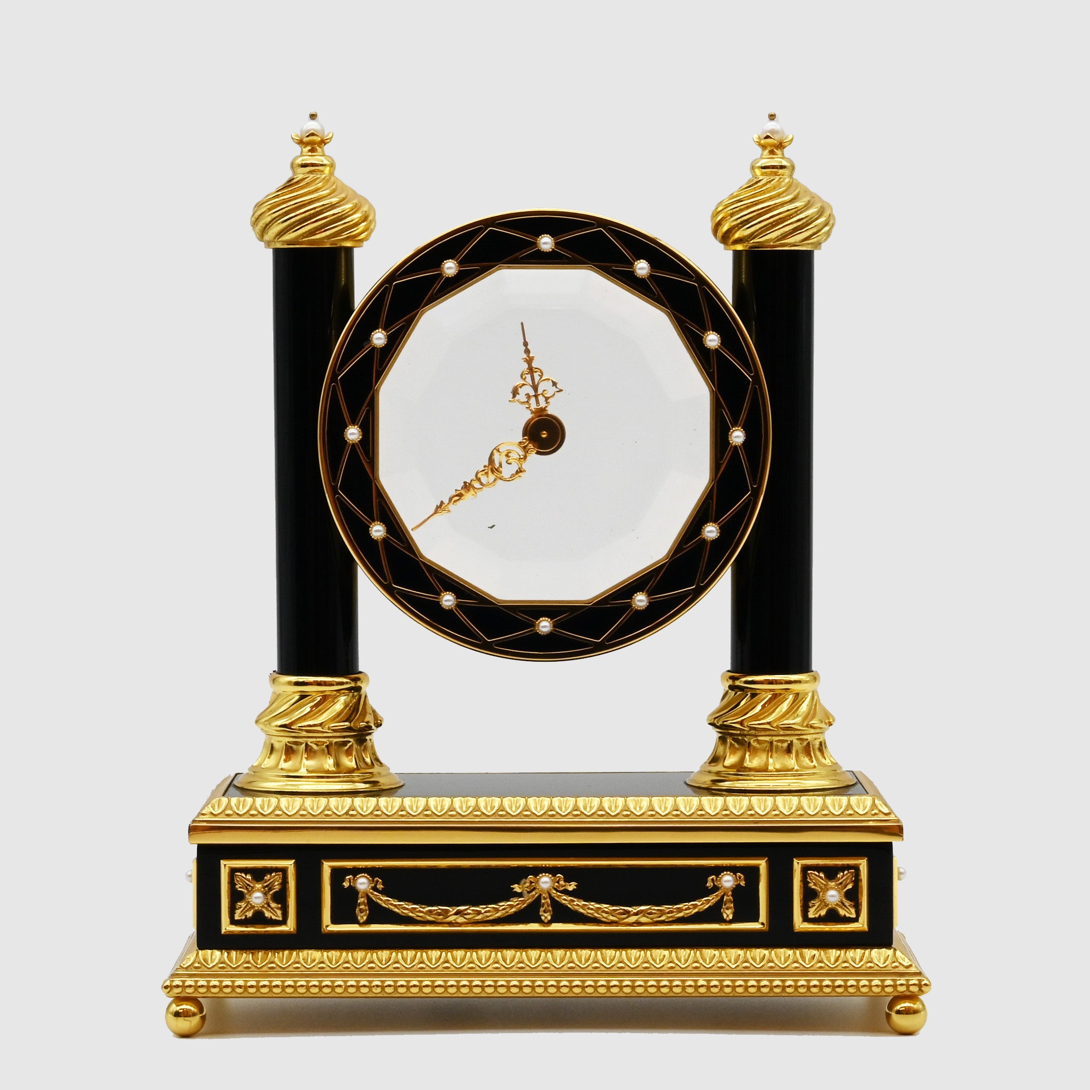 Imperial Faberge Mystery Clock by Franklin Mint 1988